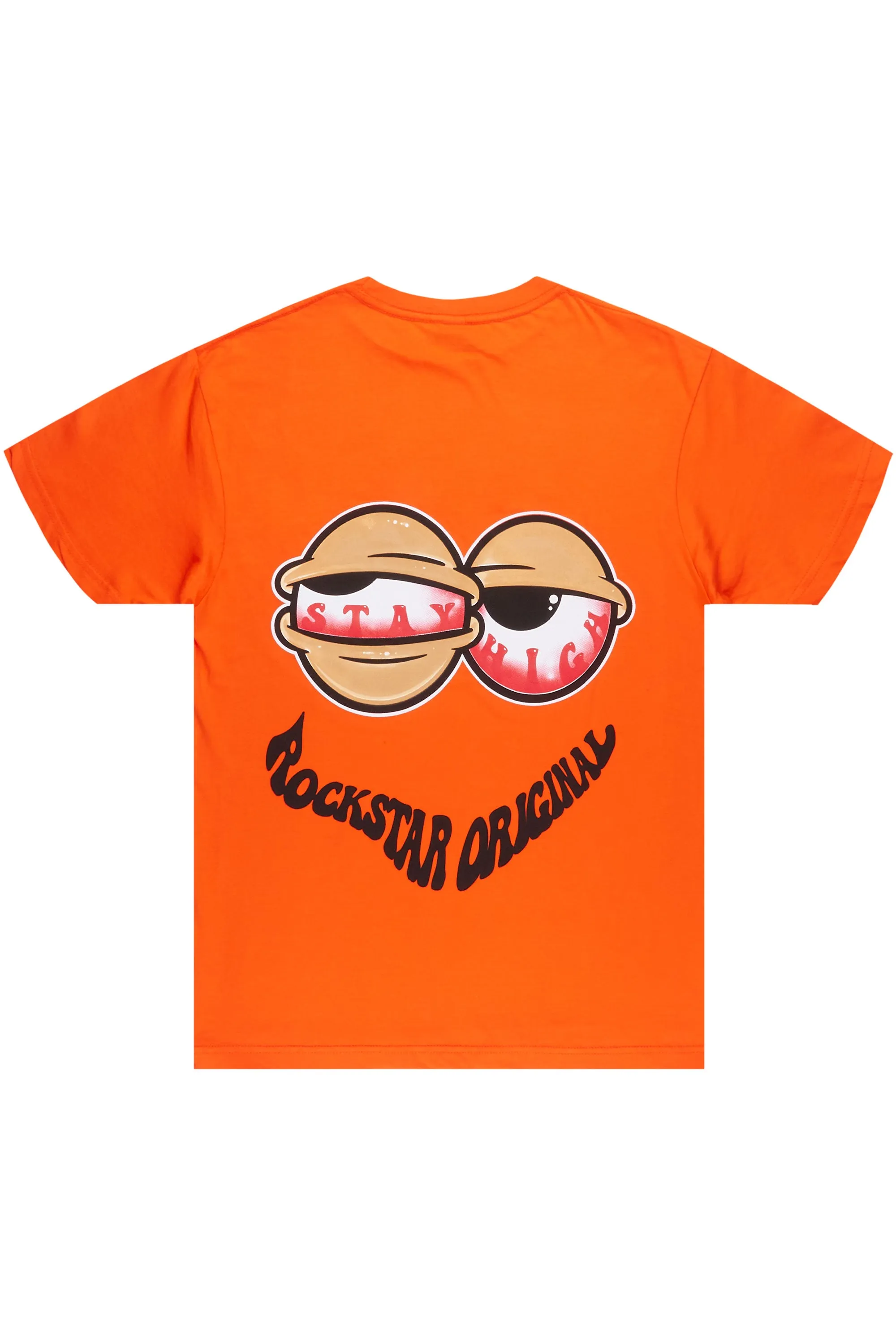 Highya Orange Graphic T-Shirt sold by Rockstar Original