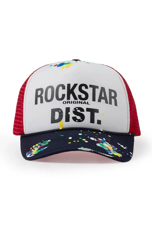 Neptune Red/Navy Trucker Hat sold by Rockstar Original