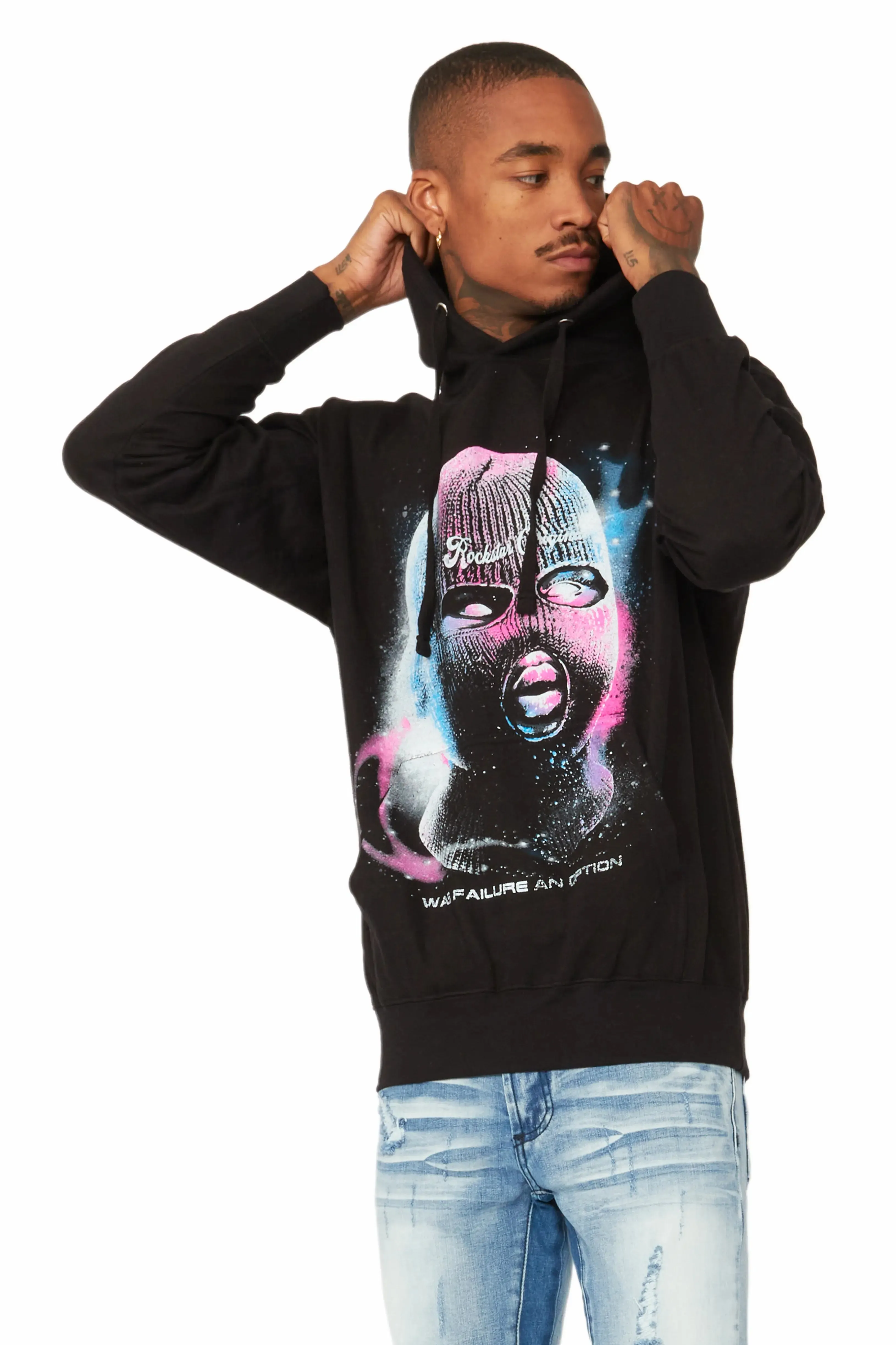 Fionn Black Graphic Hoodie sold by Rockstar Original product image thumbnail 3