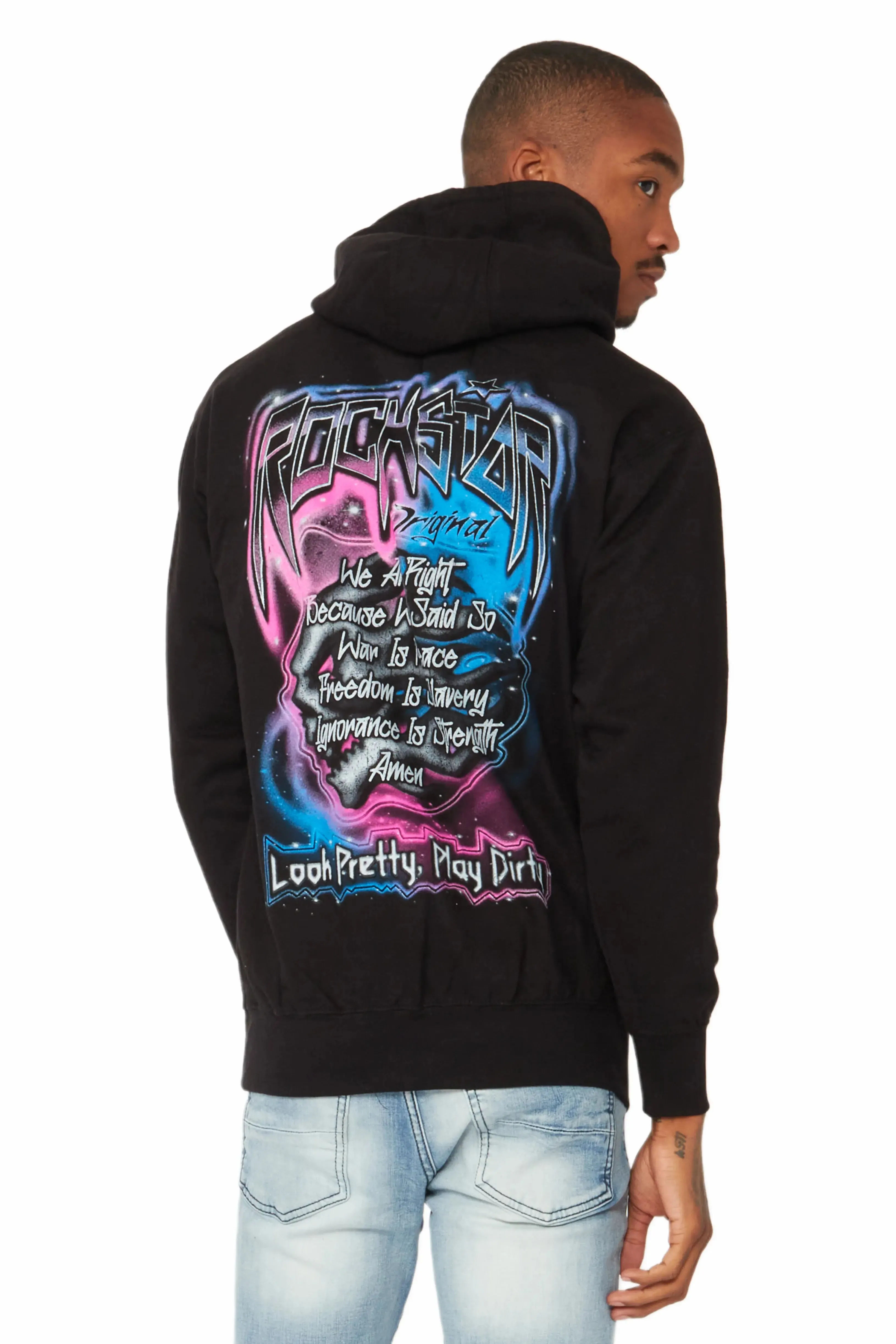 Fionn Black Graphic Hoodie sold by Rockstar Original product image thumbnail 4