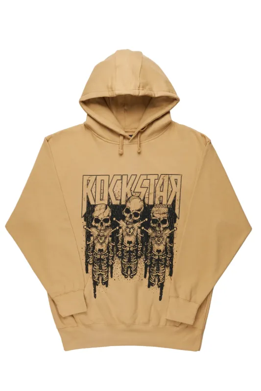 Sabbath Beige Graphic Printed Hoodie sold by Rockstar Original
