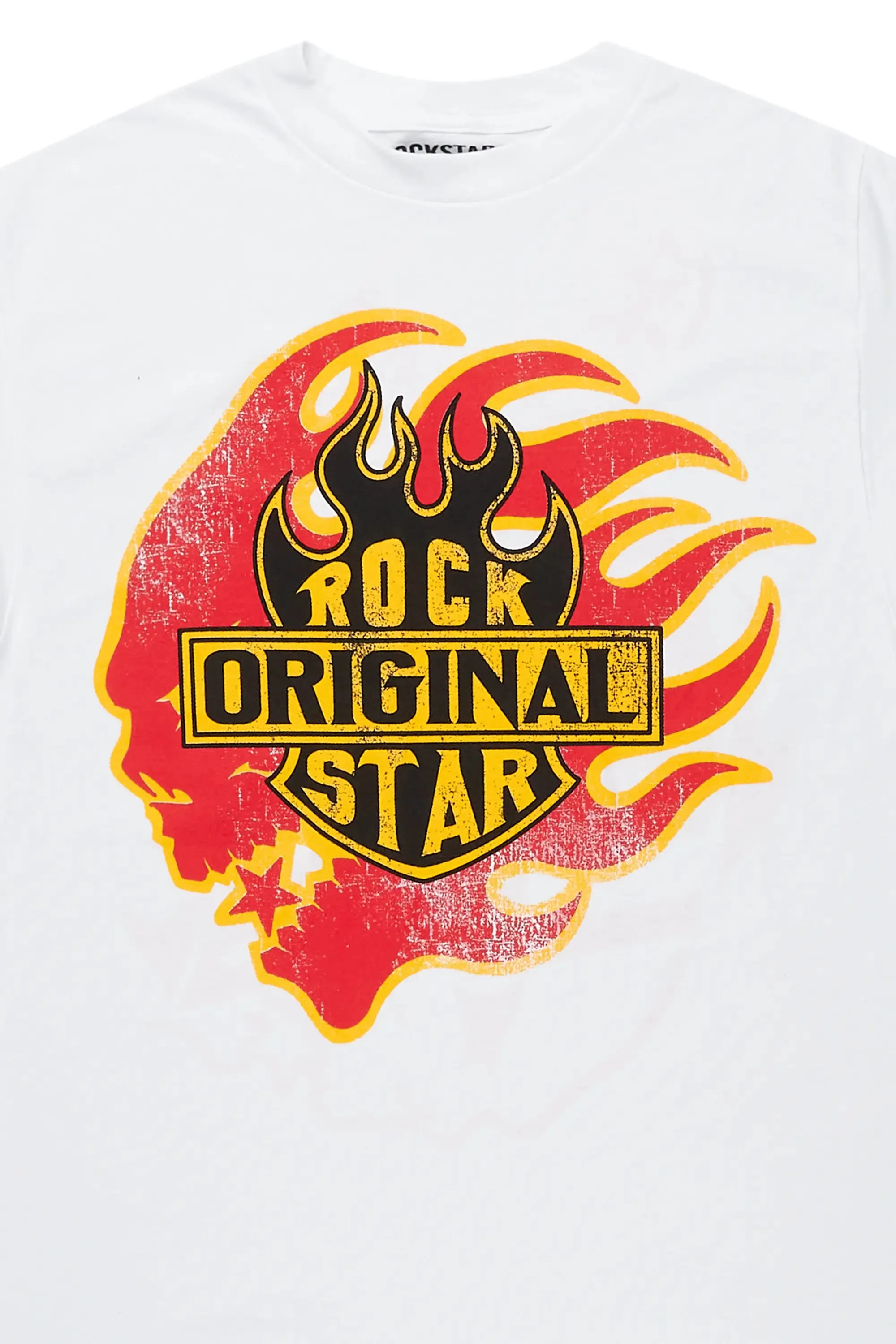 Station White Graphic T-Shirt sold by Rockstar Original product image thumbnail 3