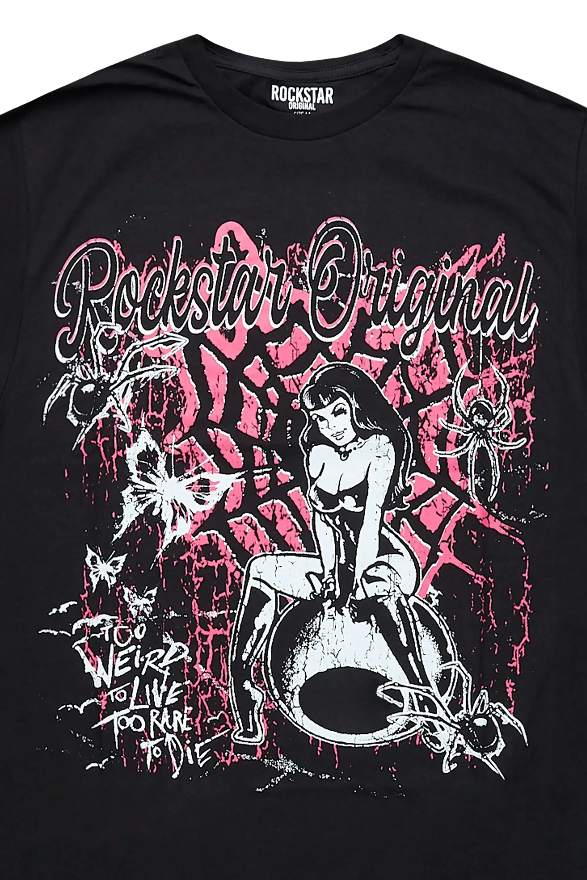 Jaan Black Graphic T-Shirt sold by Rockstar Original product image thumbnail 2