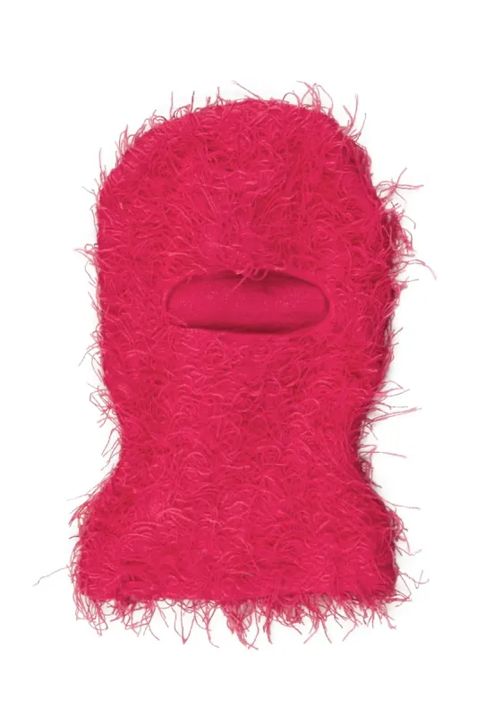 Otto Hot Pink Fuzzy Ski Mask sold by Rockstar Original