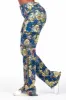Darresha Blue Floral Tapestry Stacked Pant sold by Rockstar Original