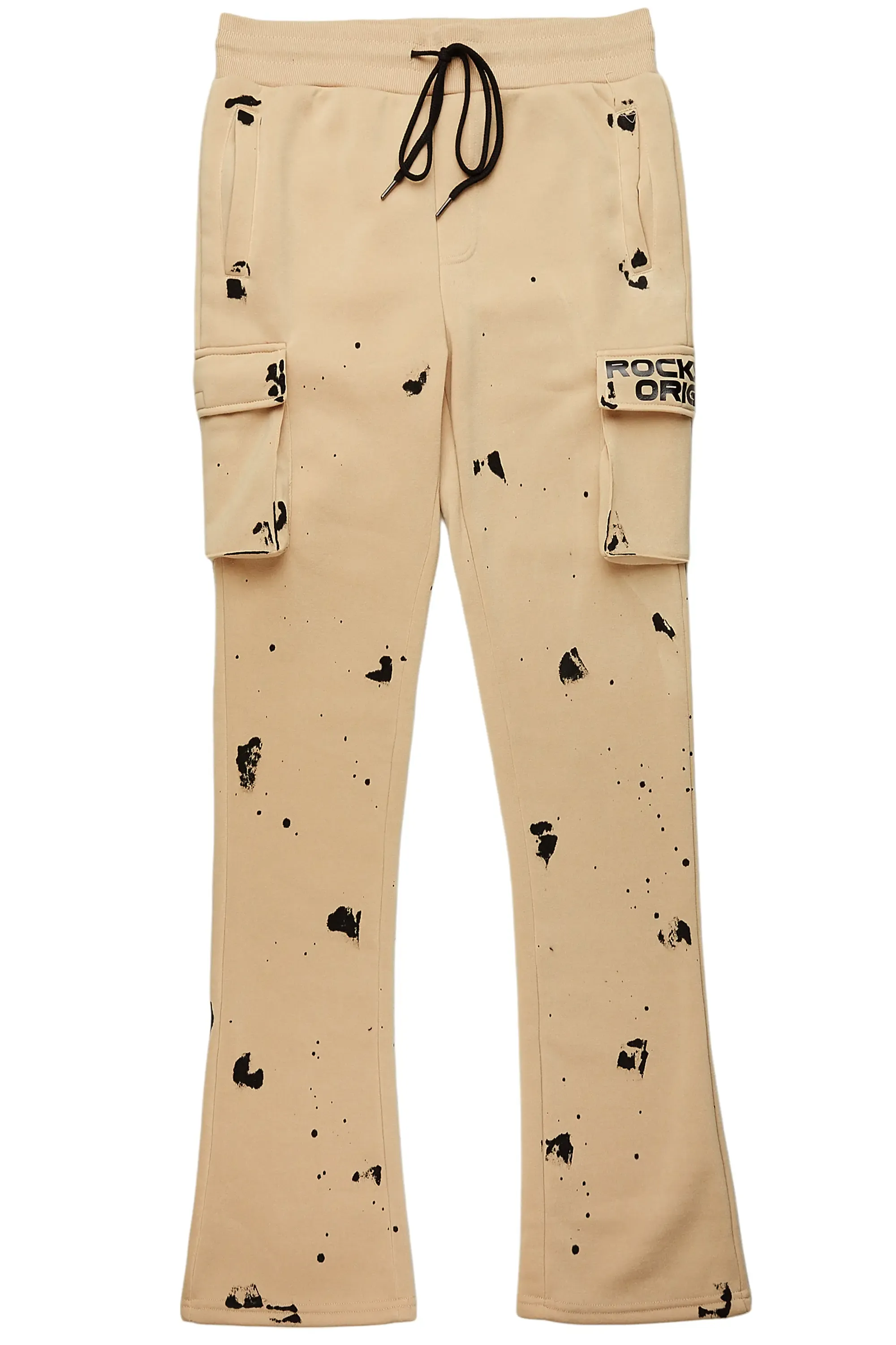 Radko Khaki Stacked Flare Cargo Pants sold by Rockstar Original product image thumbnail 2