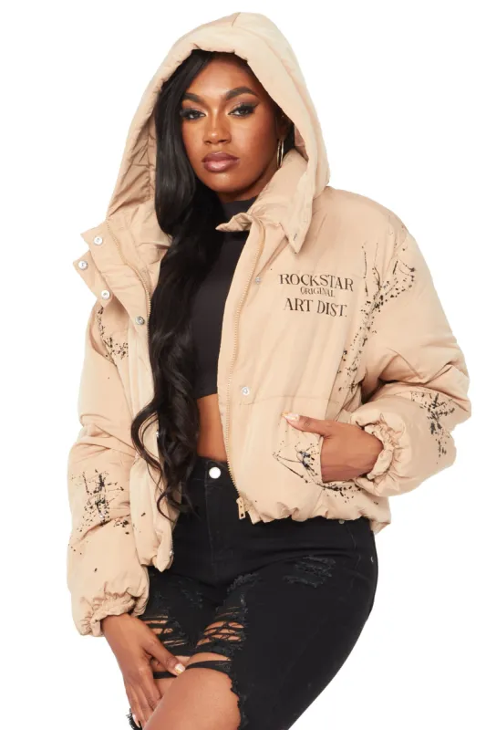 Keira Tan Drippy Puffer Jacket sold by Rockstar Original