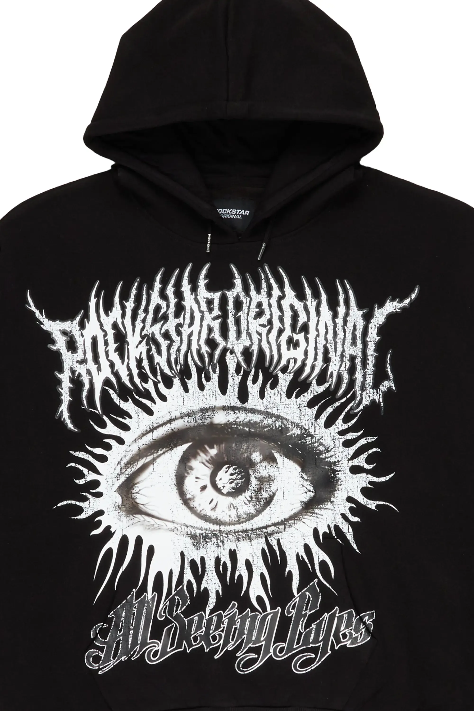All Seeing Eyes Black Graphic Hoodie sold by Rockstar Original product image thumbnail 2