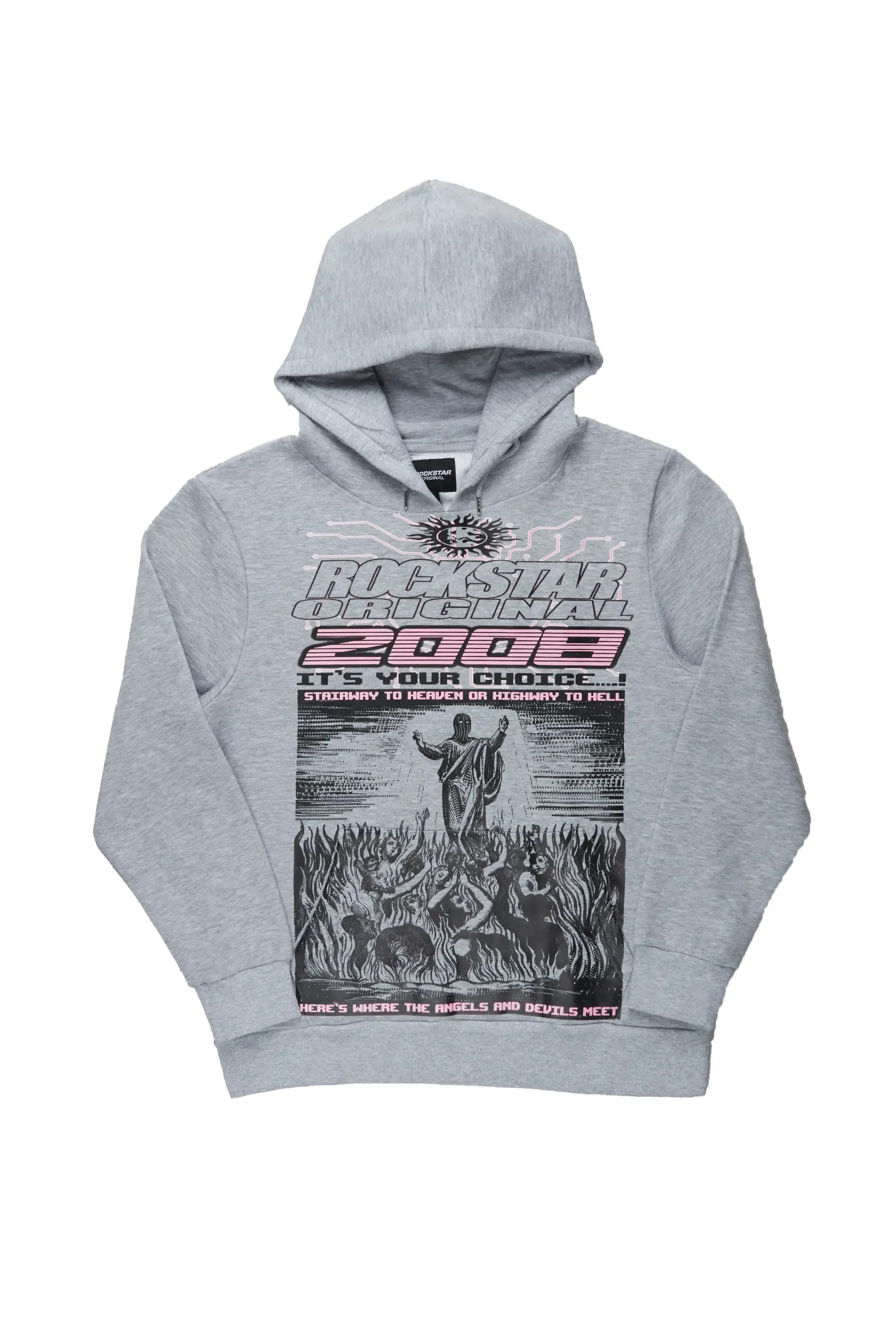 Kalye Heather Grey Slim Fit Track Set sold by Rockstar Original product image thumbnail 5