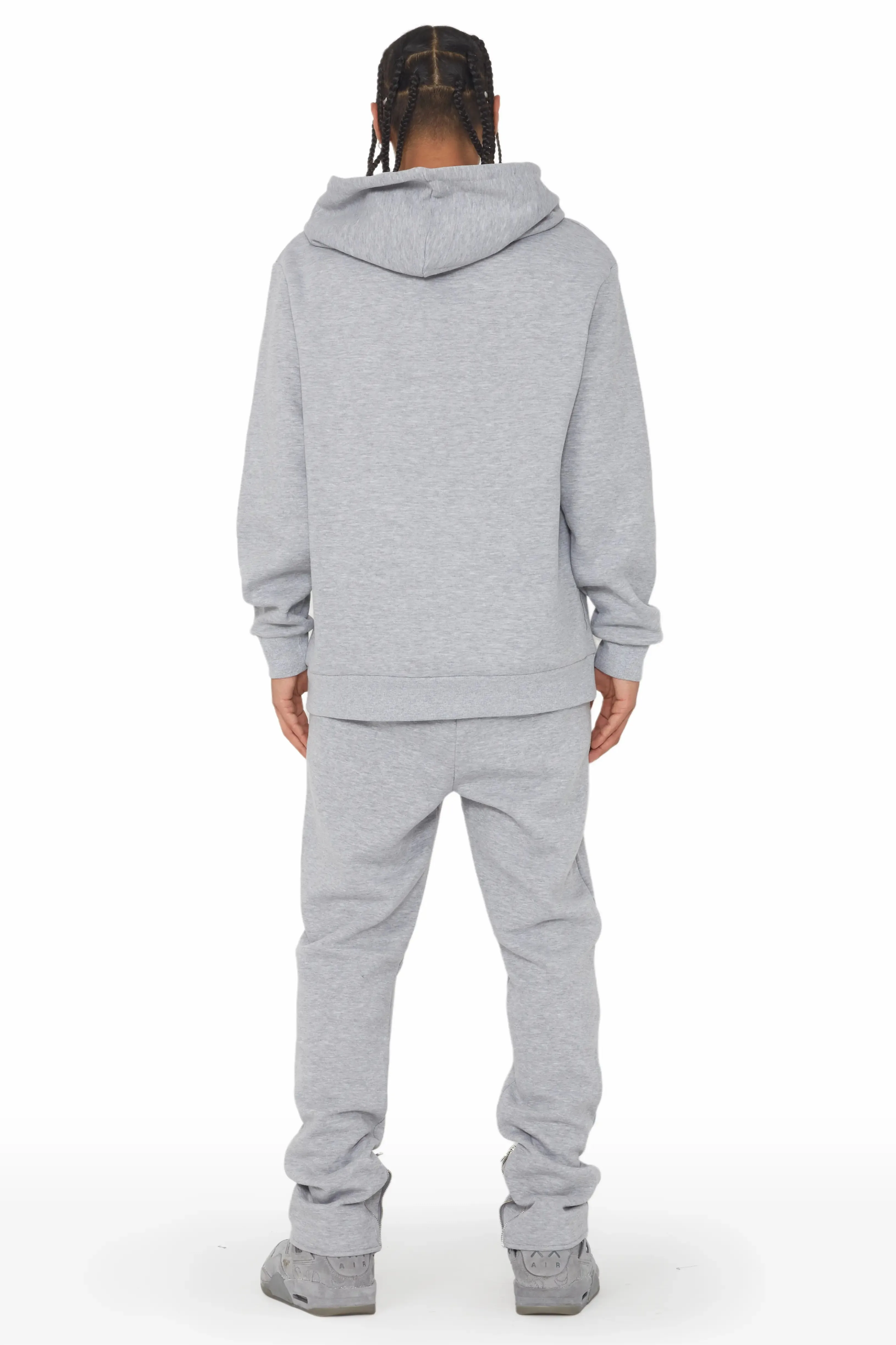 Kalye Heather Grey Slim Fit Track Set sold by Rockstar Original product image thumbnail 4