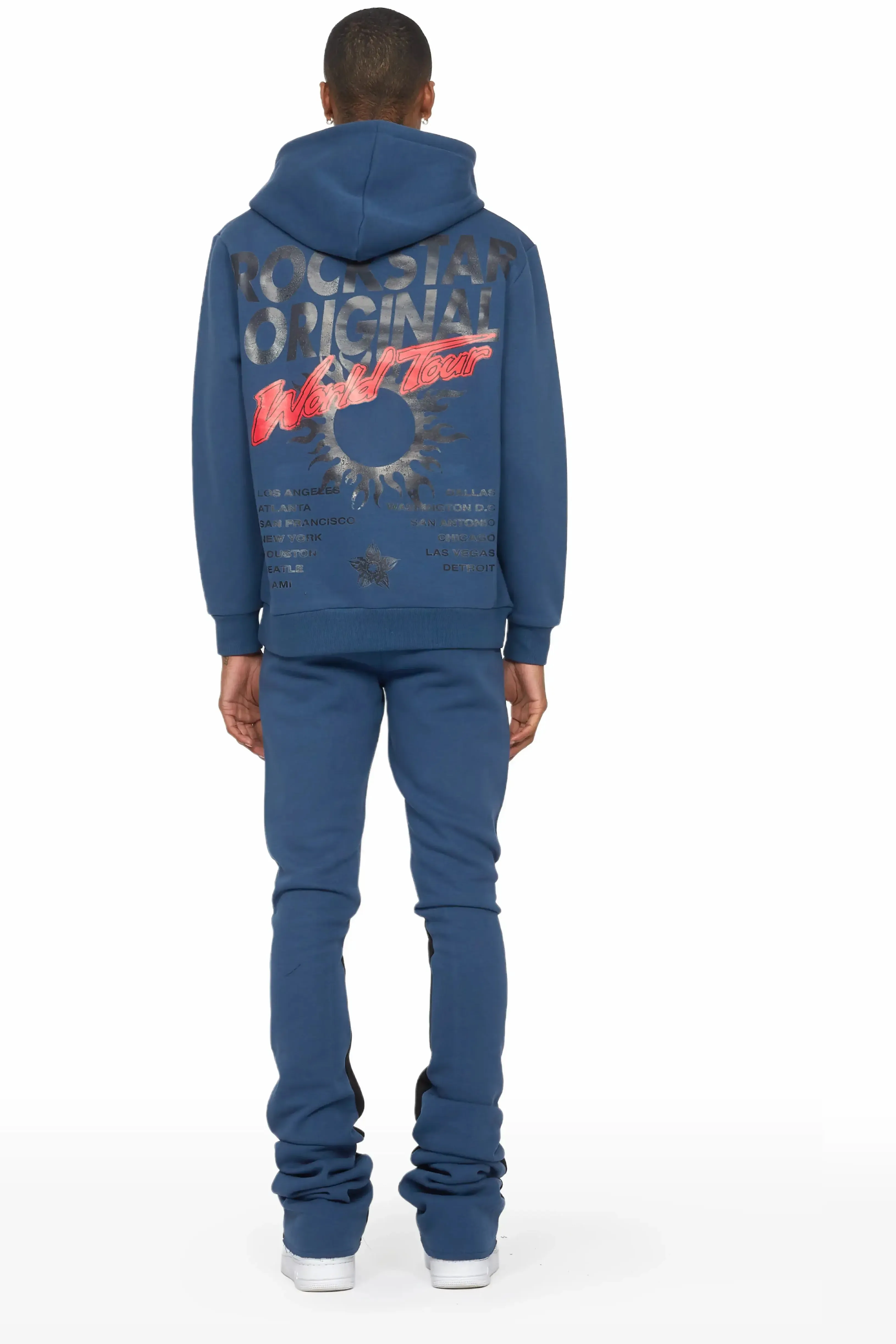 Yash Navy Super Stacked Flare Track Set sold by Rockstar Original product image thumbnail 3