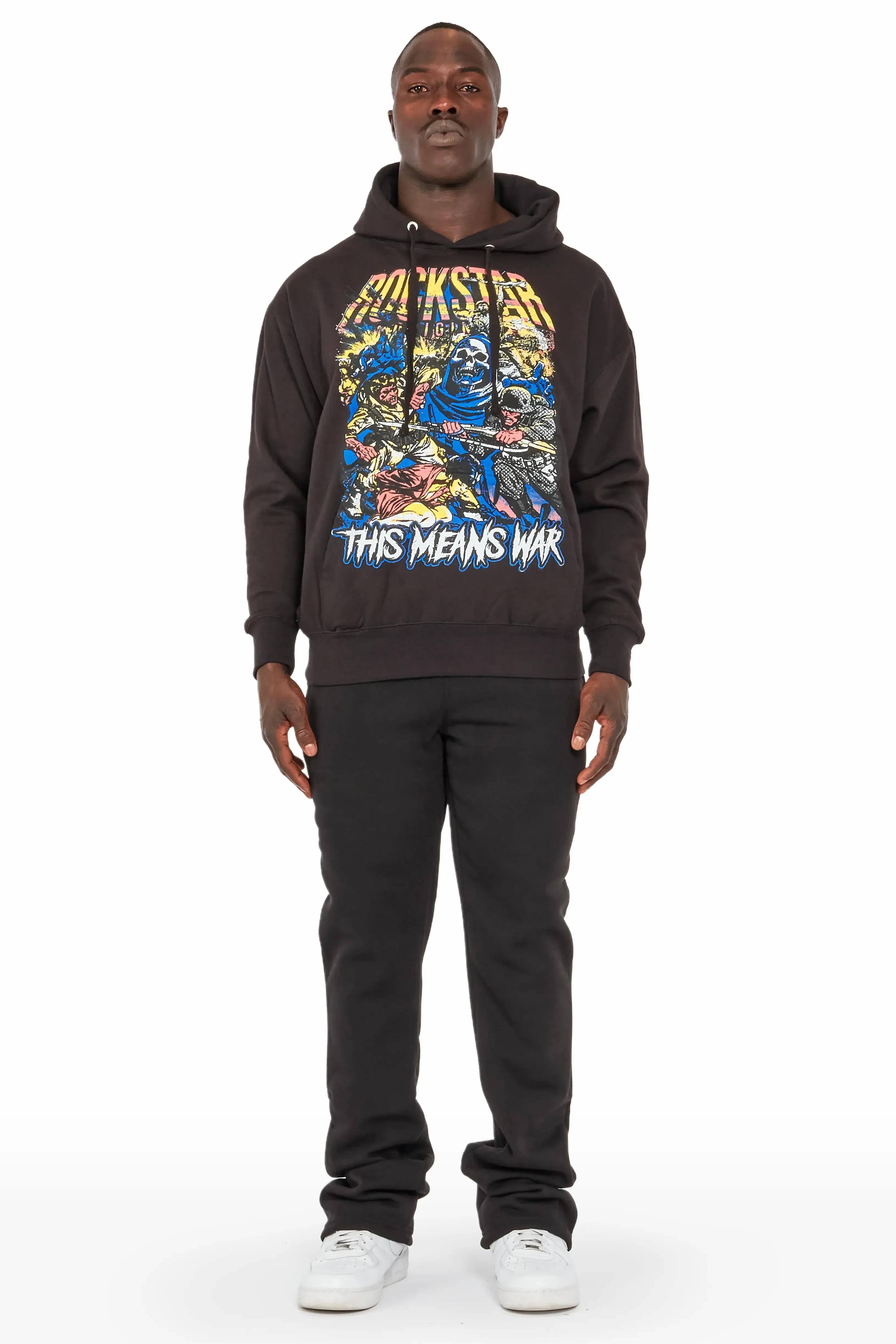 Normandie Black Hoodie Trackset sold by Rockstar Original product image thumbnail 2