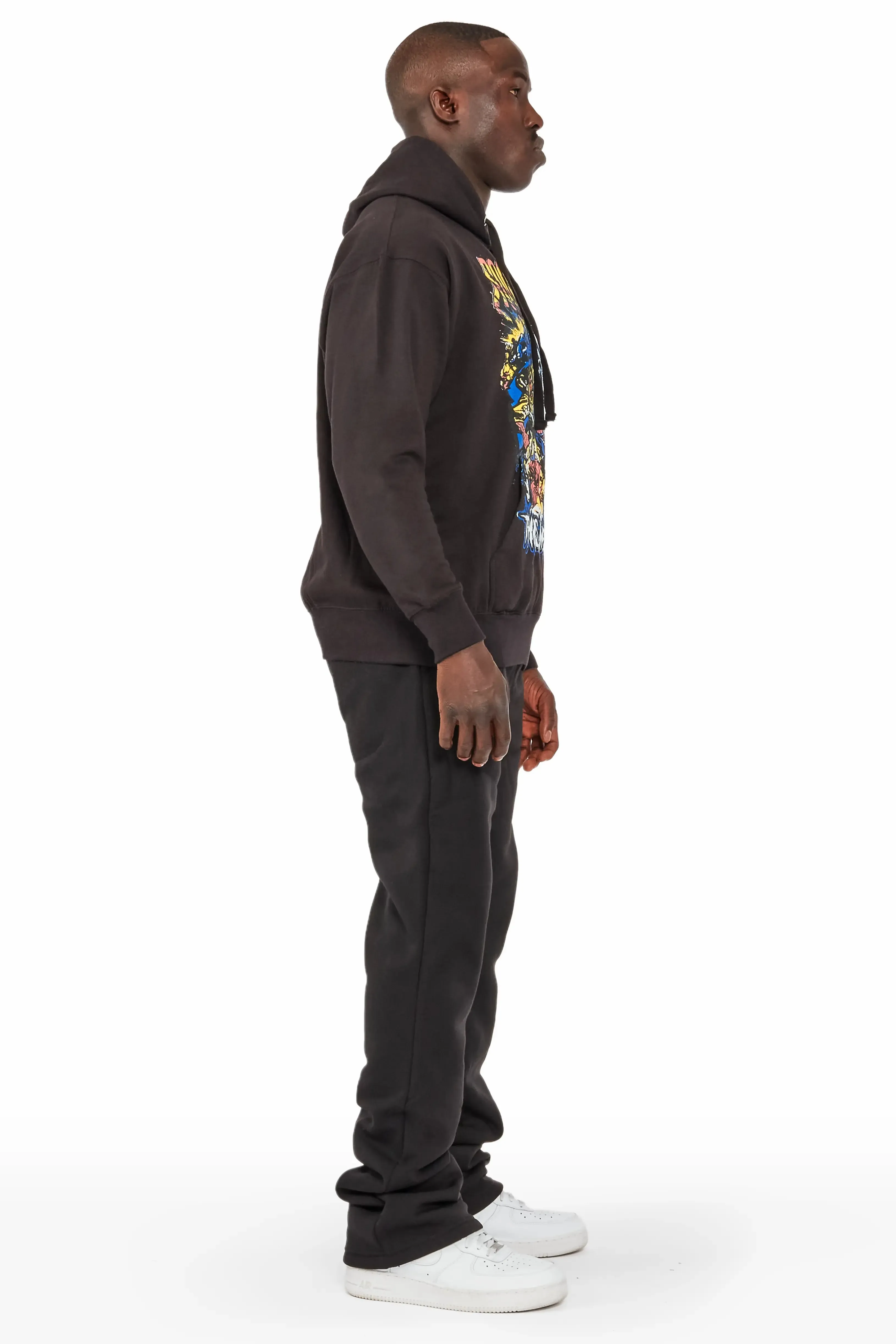 Normandie Black Hoodie Trackset sold by Rockstar Original product image thumbnail 3