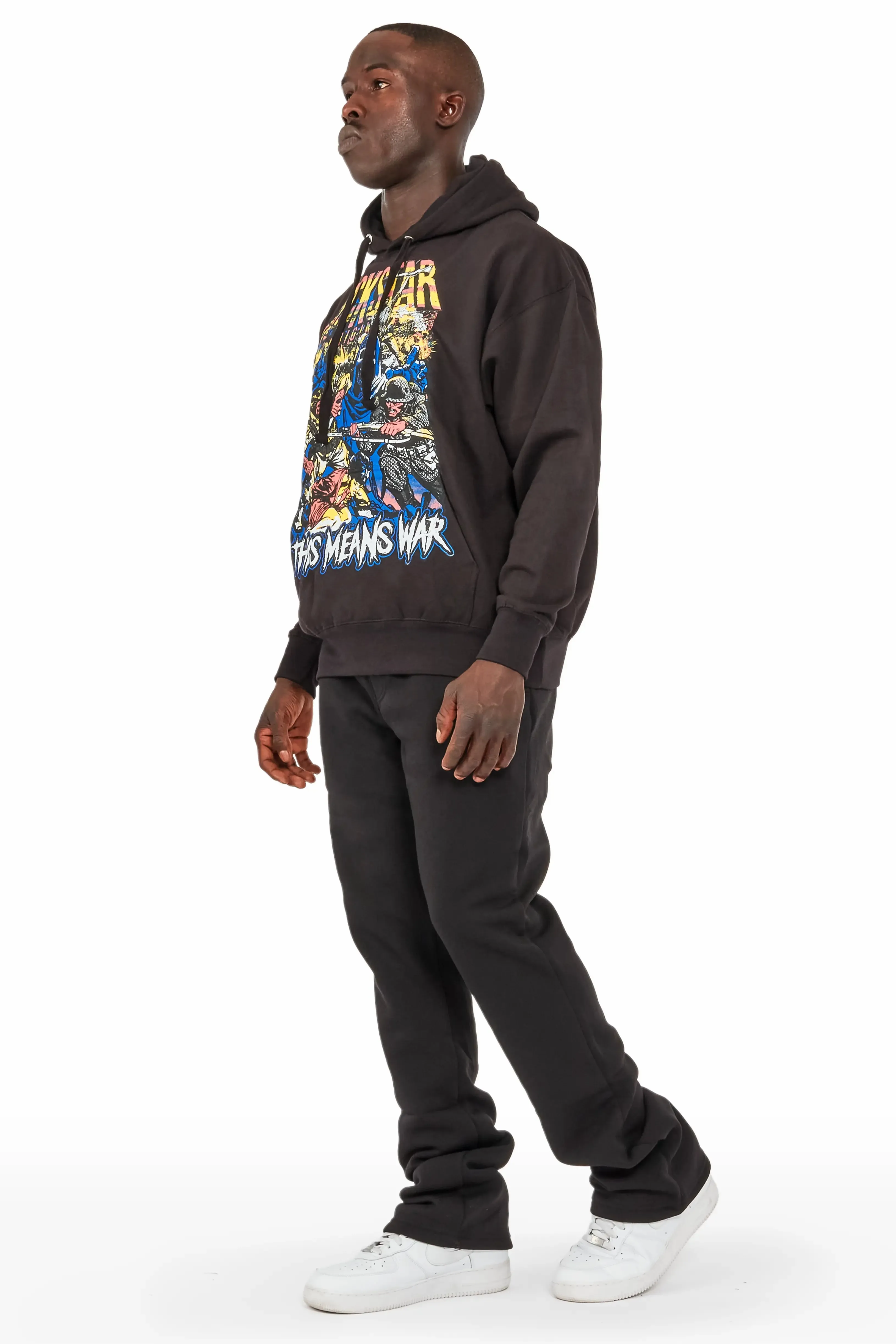 Normandie Black Hoodie Trackset sold by Rockstar Original product image thumbnail 5