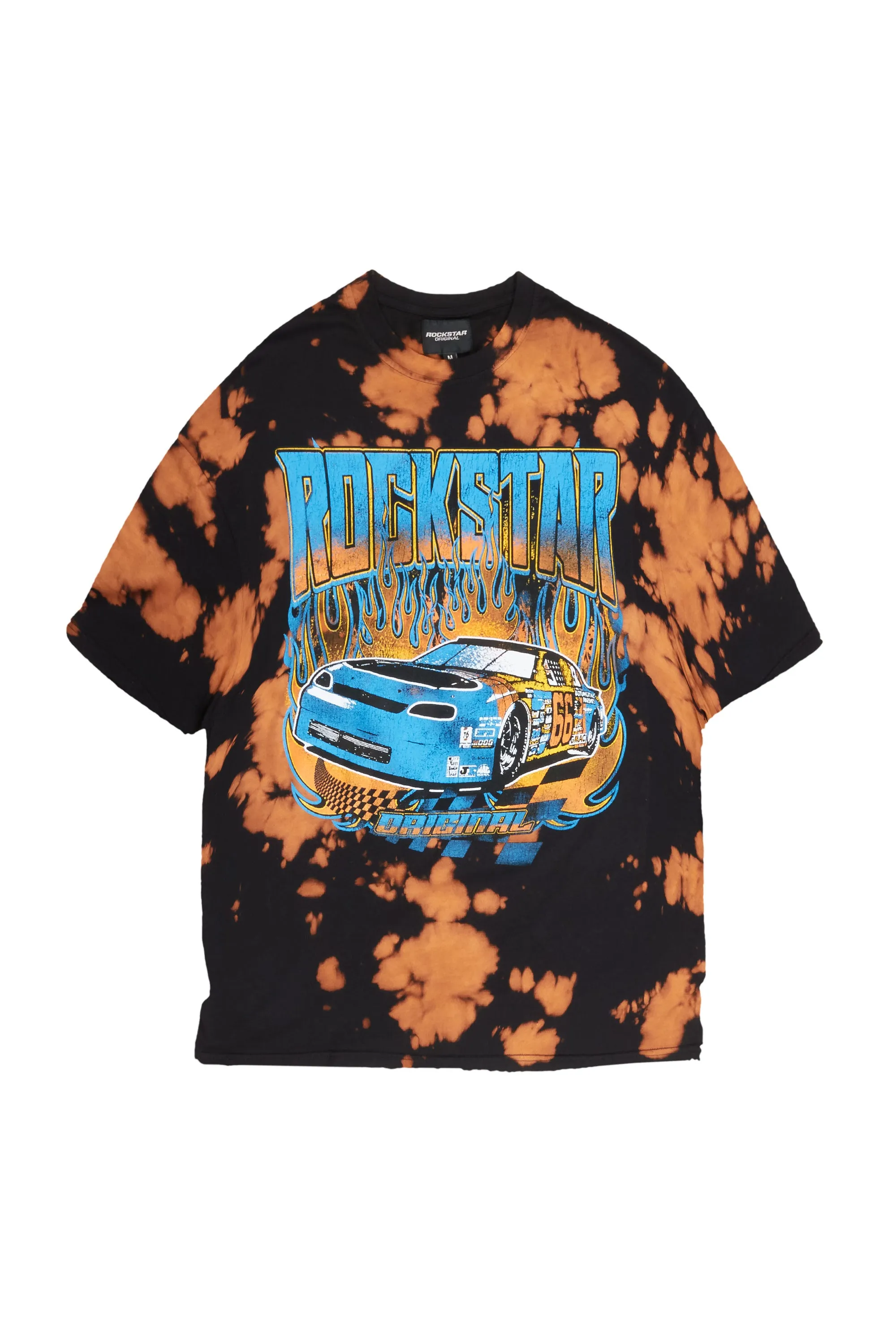 Burnheart Acid Black Oversize T-shirt sold by Rockstar Original