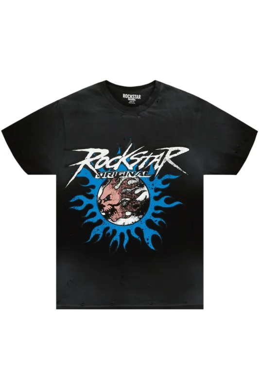 Raishas Black Oversized Tee sold by Rockstar Original