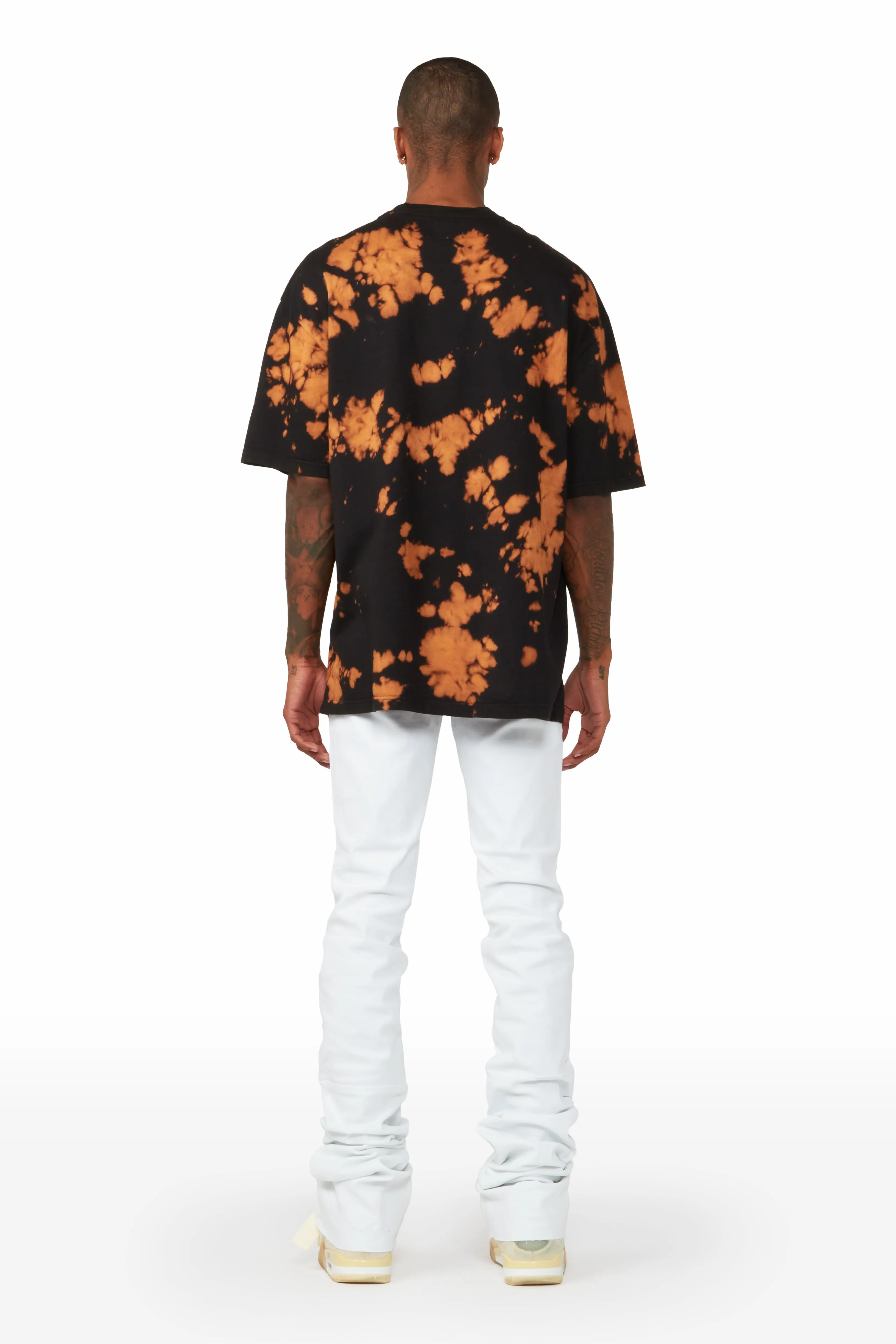 Burnheart Acid Black Oversize T-shirt sold by Rockstar Original product image thumbnail 5