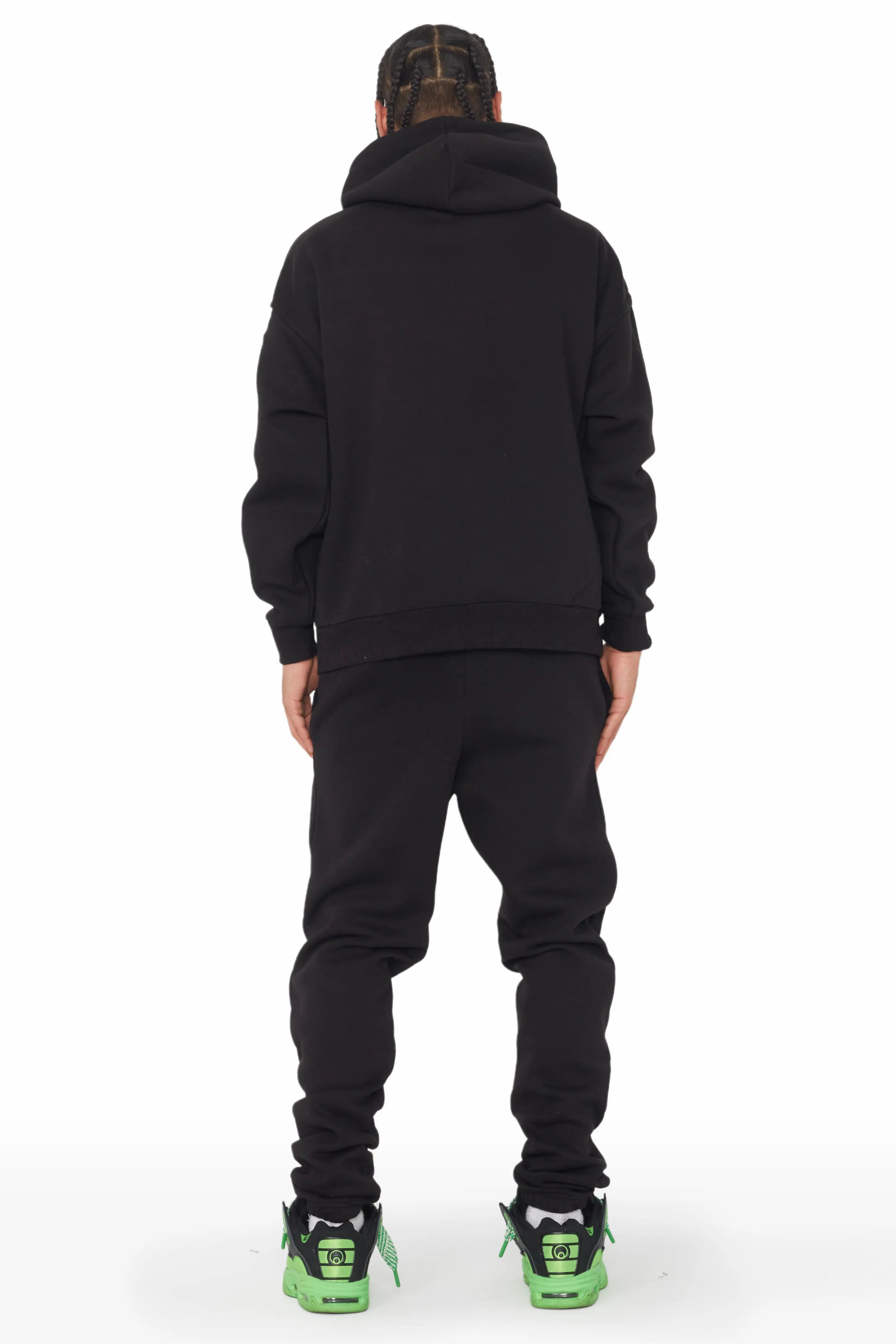 Hamish Black Relaxed Fit Track Set sold by Rockstar Original product image thumbnail 4