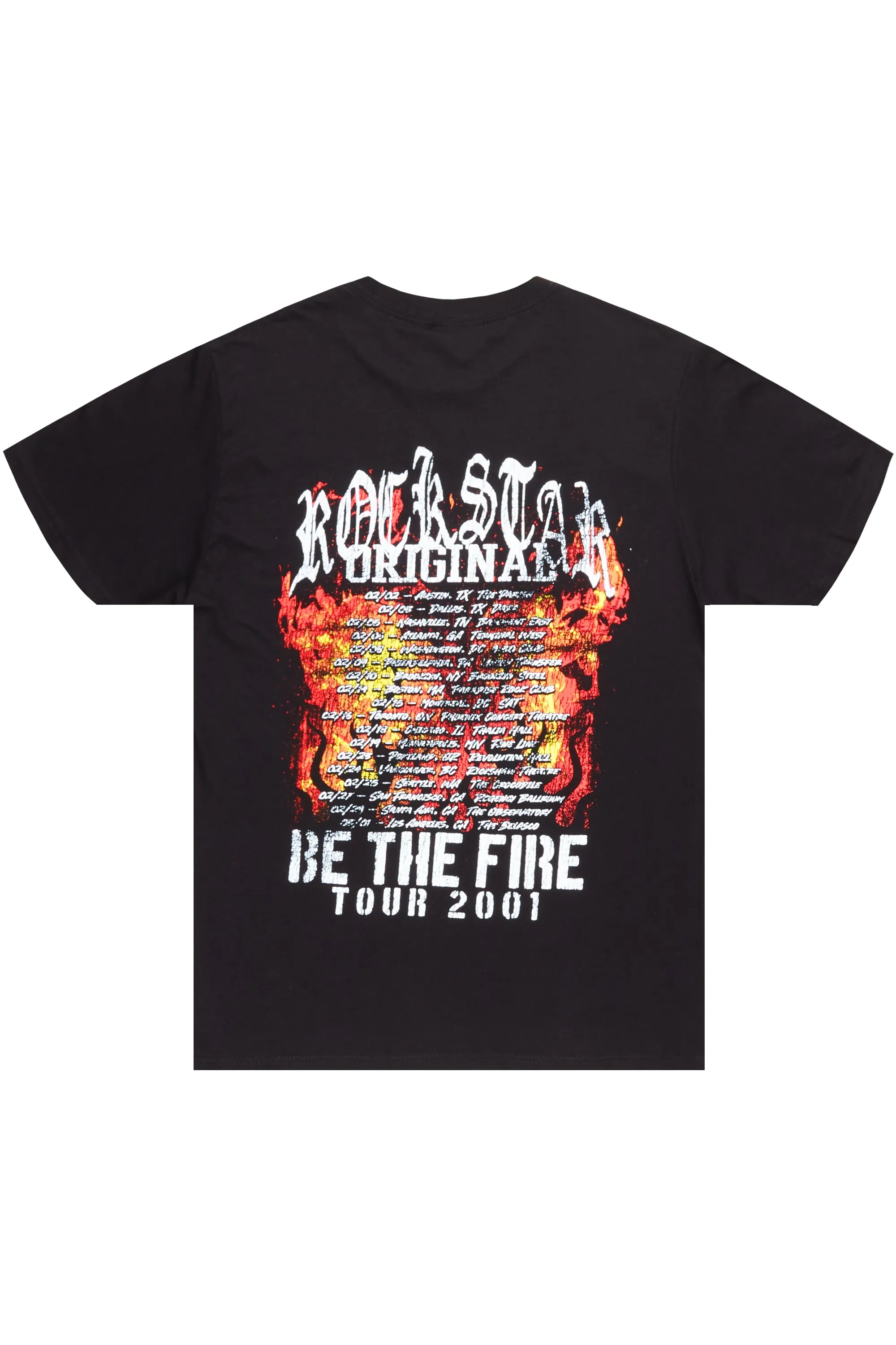 Dedagen Black Graphic T-Shirt sold by Rockstar Original product image thumbnail 3