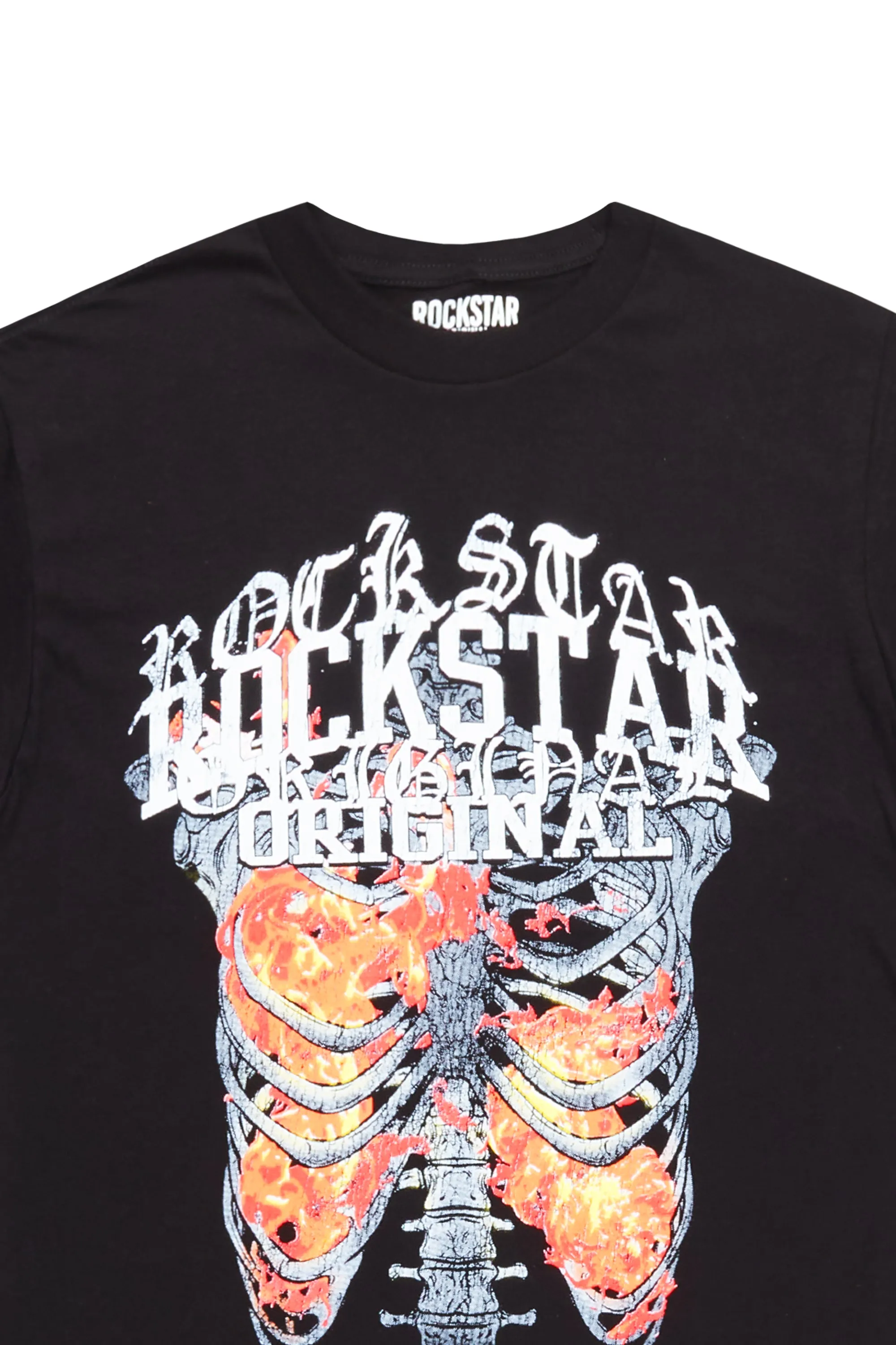Dedagen Black Graphic T-Shirt sold by Rockstar Original product image thumbnail 2