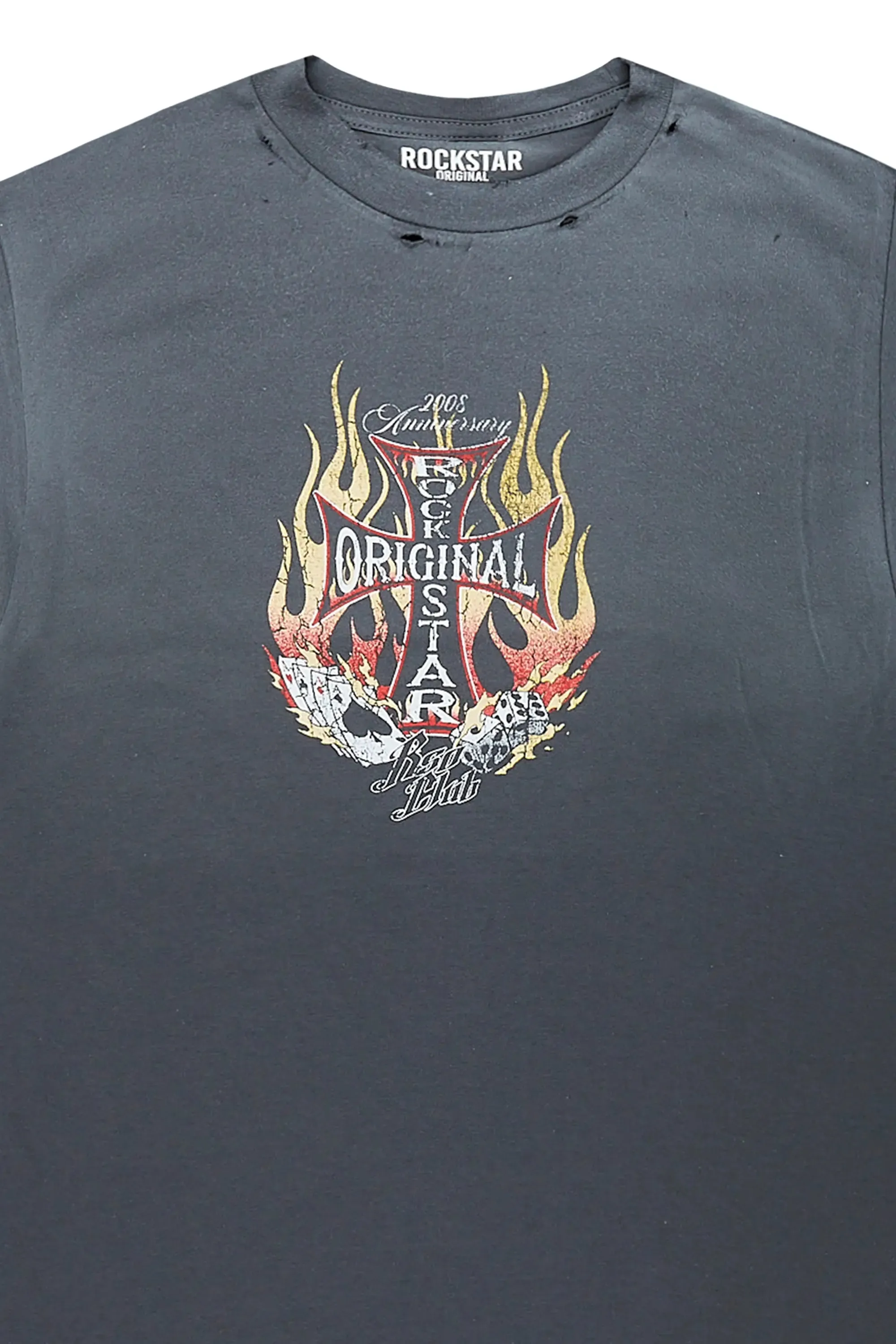 Psy Charcoal Graphic T-Shirt sold by Rockstar Original product image thumbnail 3