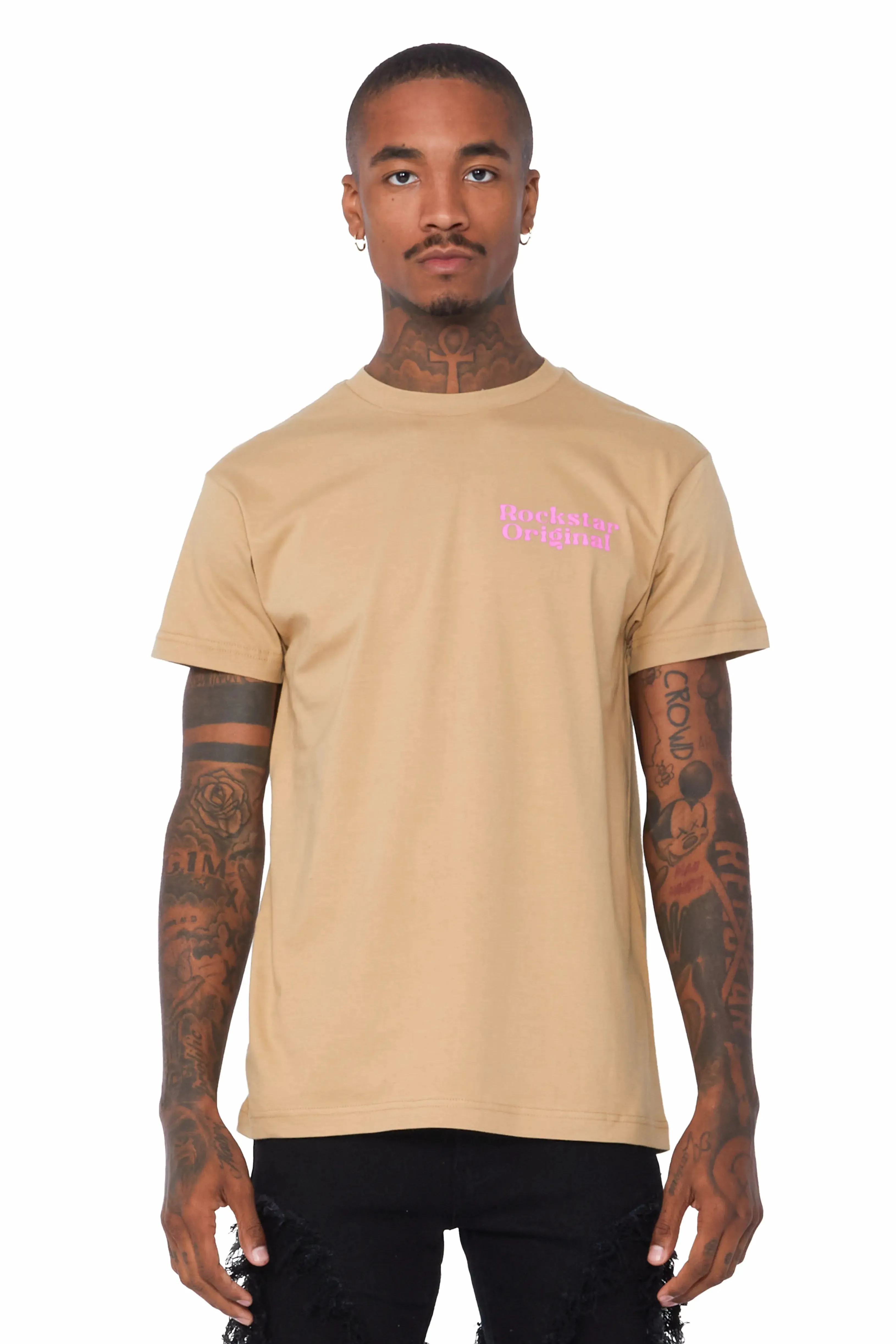 Ender Beige Graphic T-Shirt sold by Rockstar Original product image thumbnail 2