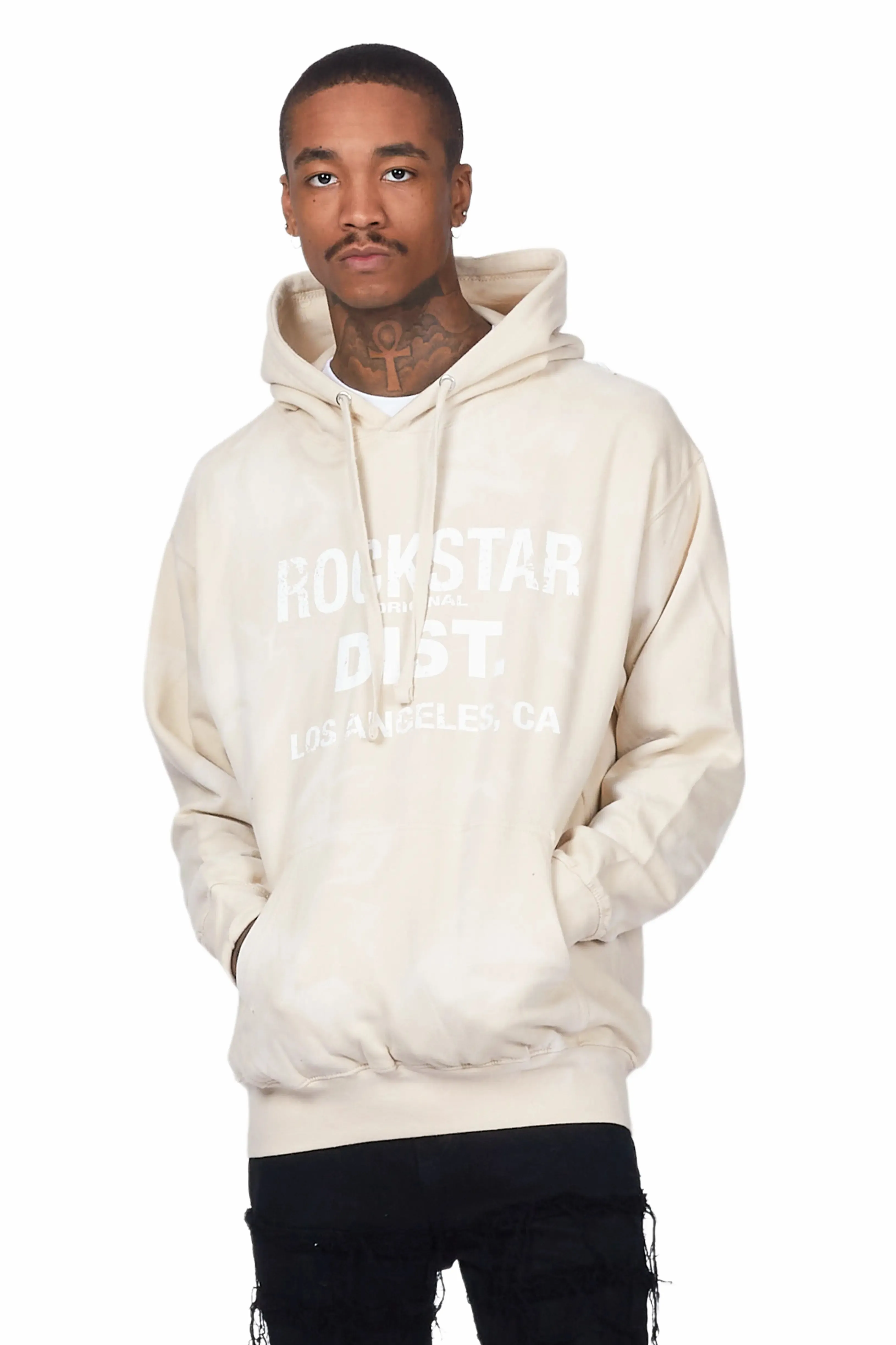 Nelly Beige Graphic Hoodie sold by Rockstar Original product image thumbnail 5