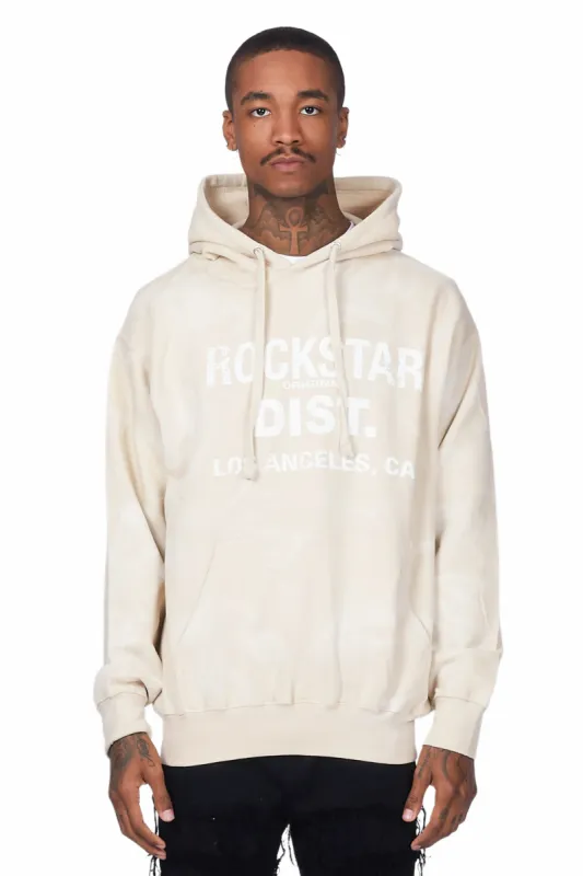 Nelly Beige Graphic Hoodie made by Rockstar Original