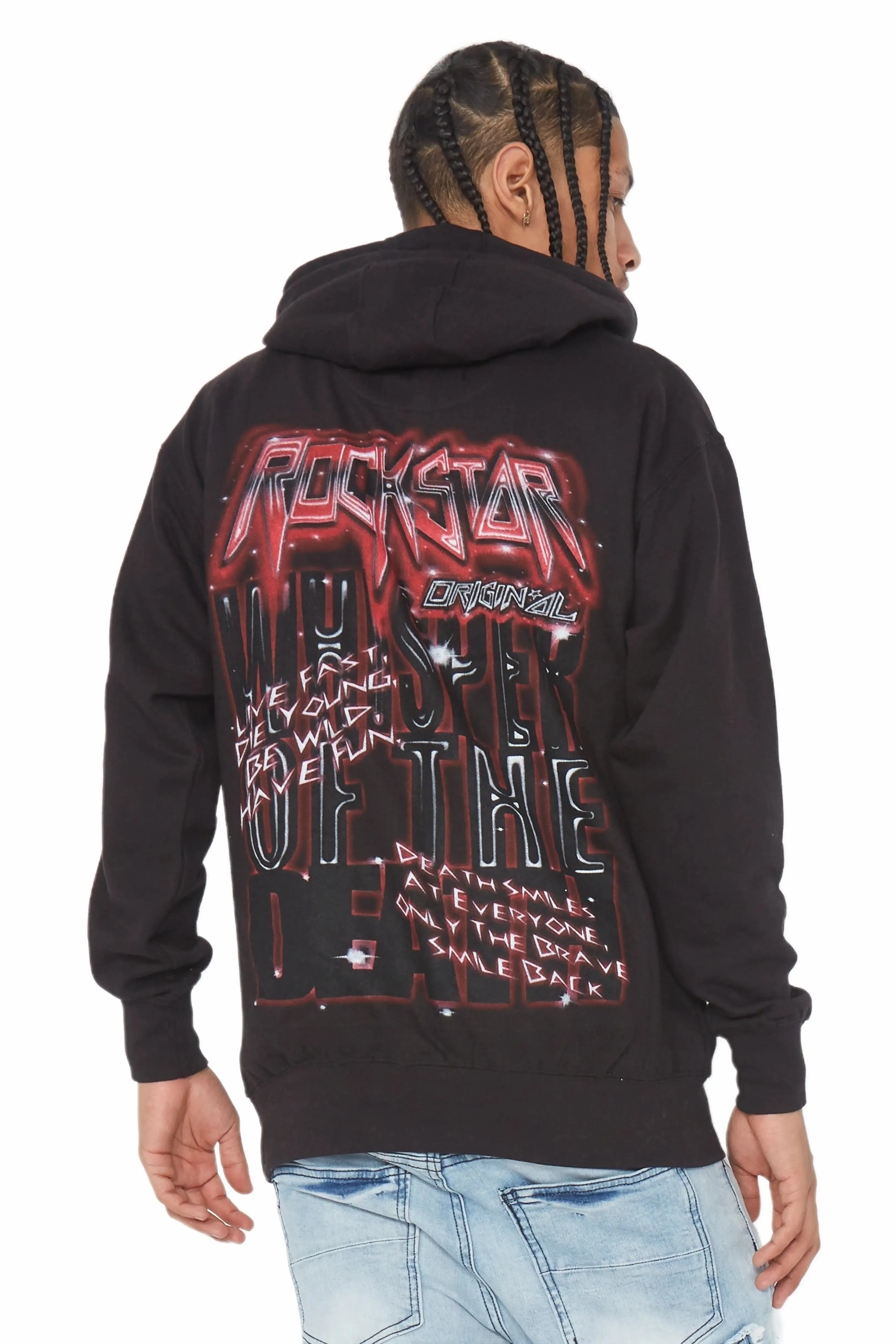 Obern Black Graphic Hoodie sold by Rockstar Original product image thumbnail 5
