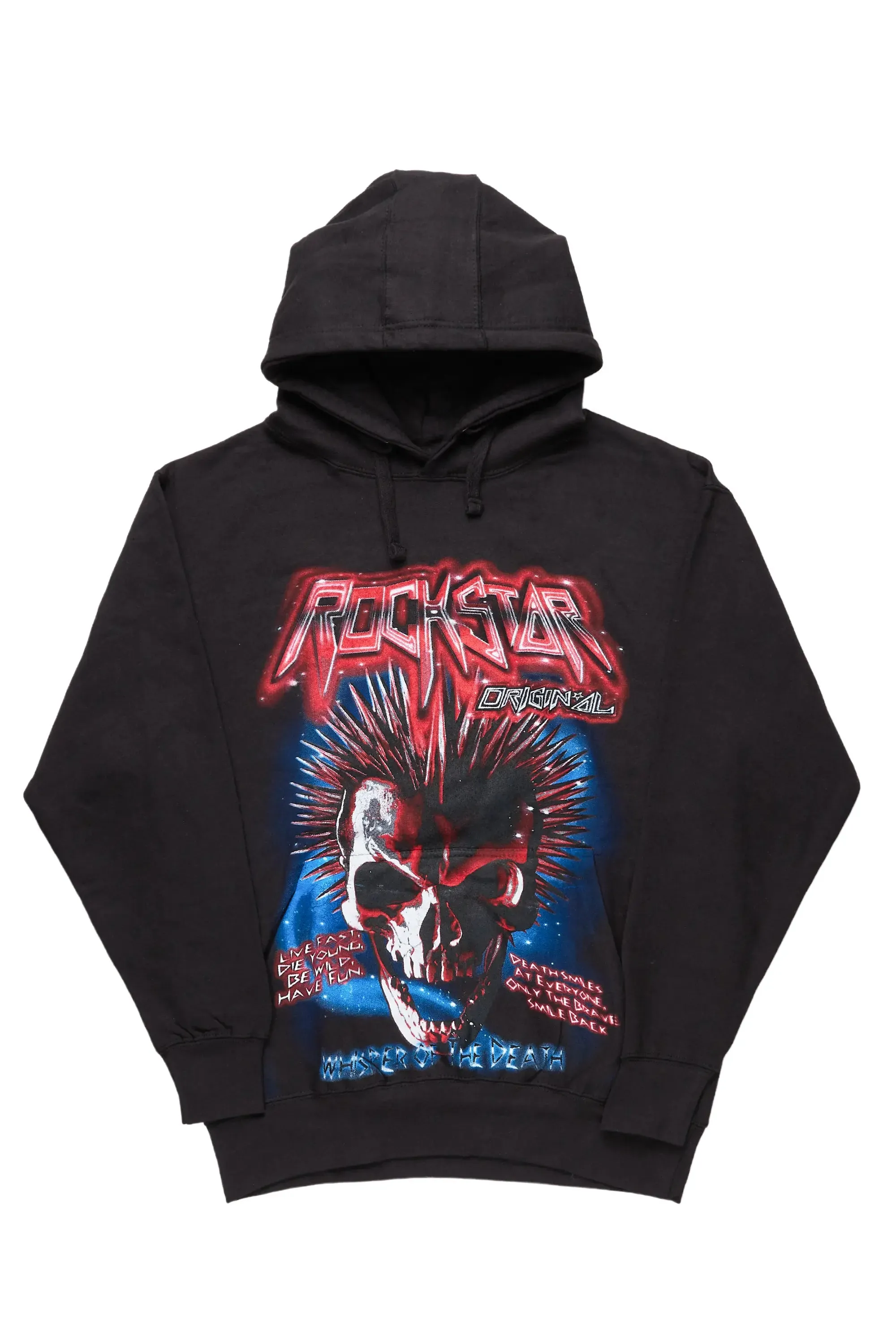 Obern Black Graphic Hoodie sold by Rockstar Original product image thumbnail 2