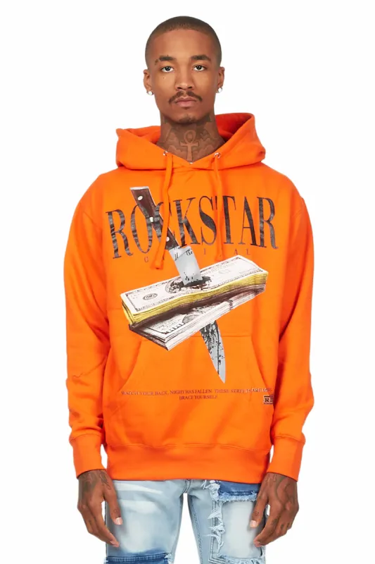 Dayte Nite Orange Graphic Hoodie sold by Rockstar Original