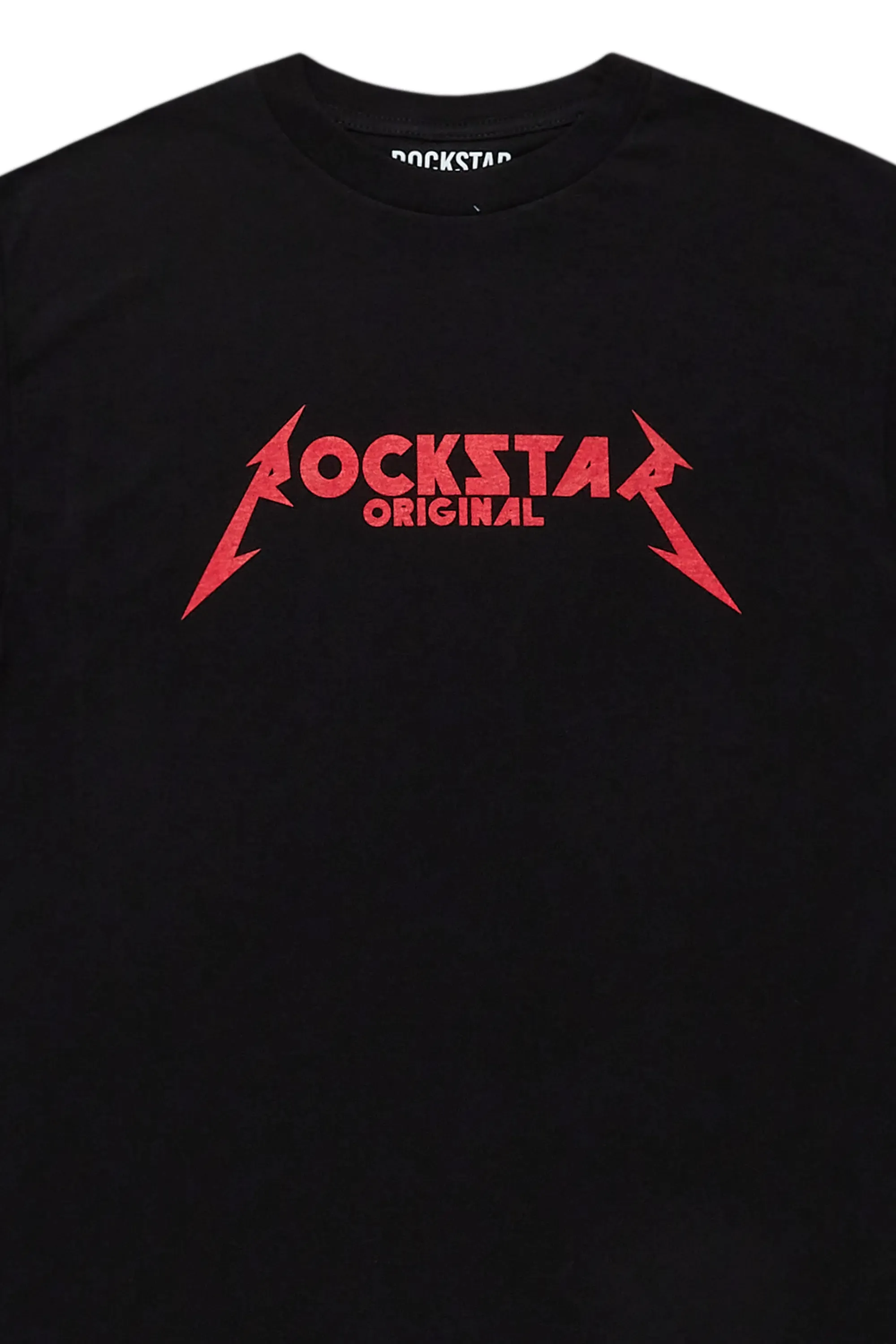 Diogo Black/Red Printed T-Shirt sold by Rockstar Original product image thumbnail 3