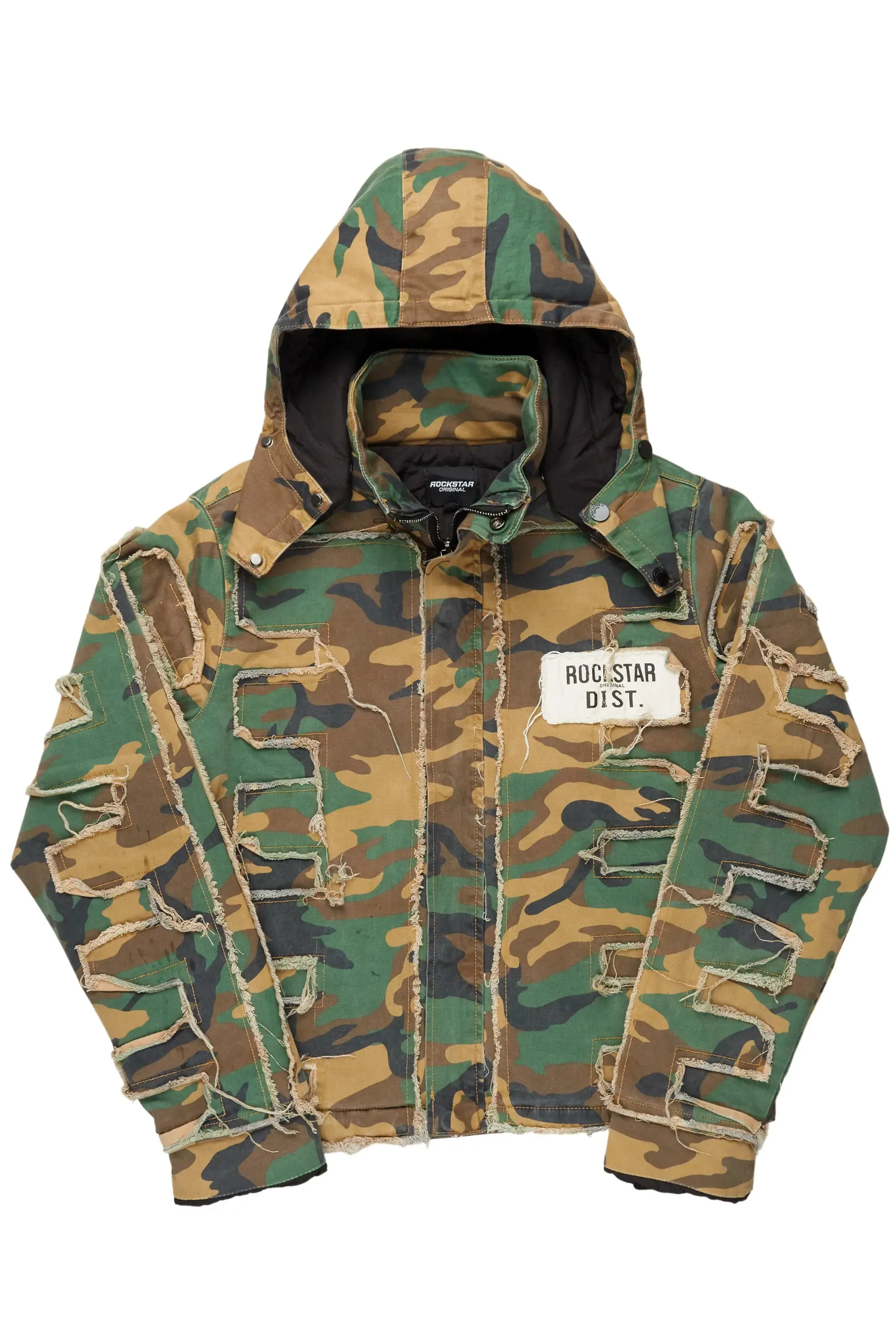 Shake Faded Camo Puffer Jacket sold by Rockstar Original product image thumbnail 2