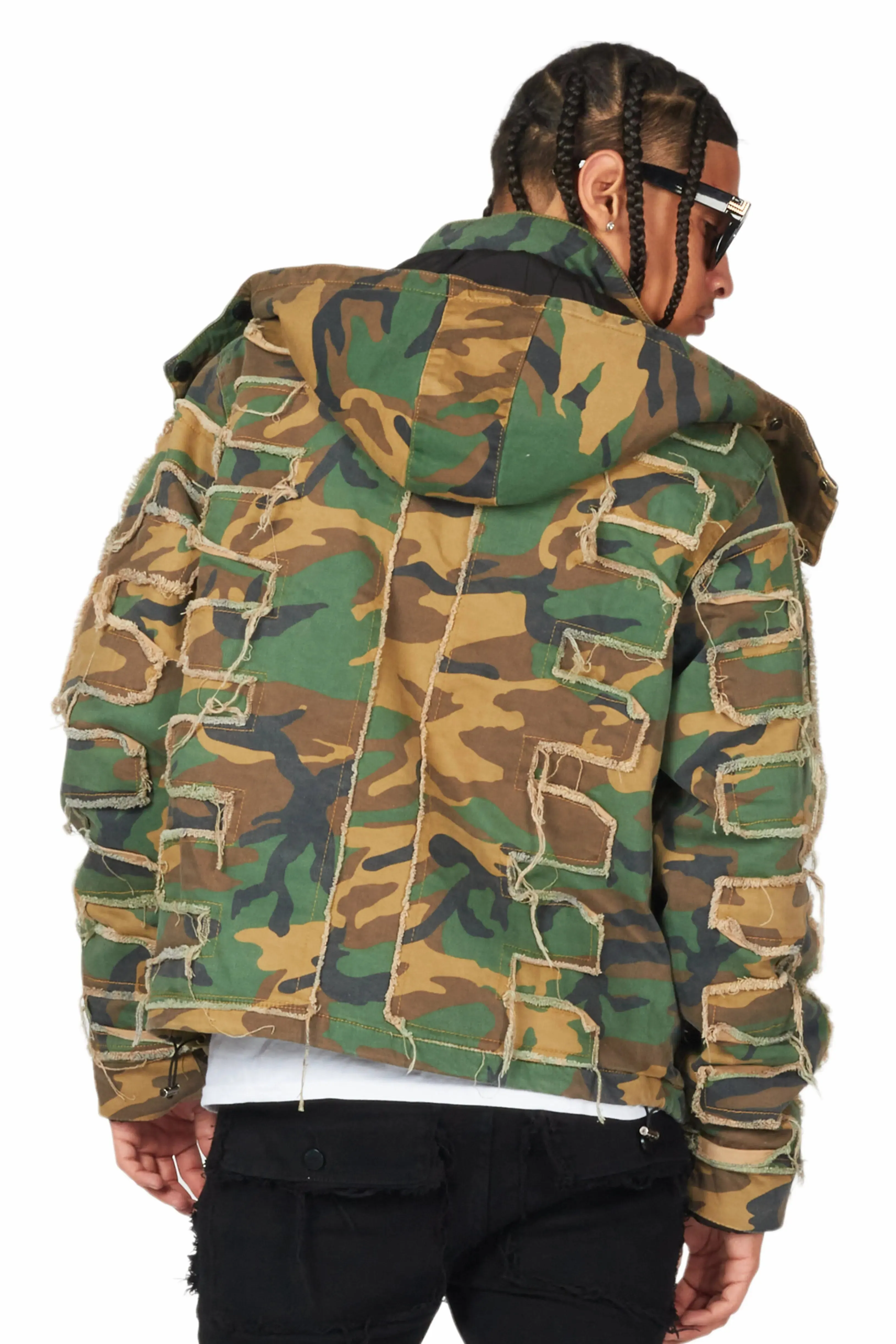 Shake Faded Camo Puffer Jacket sold by Rockstar Original product image thumbnail 5