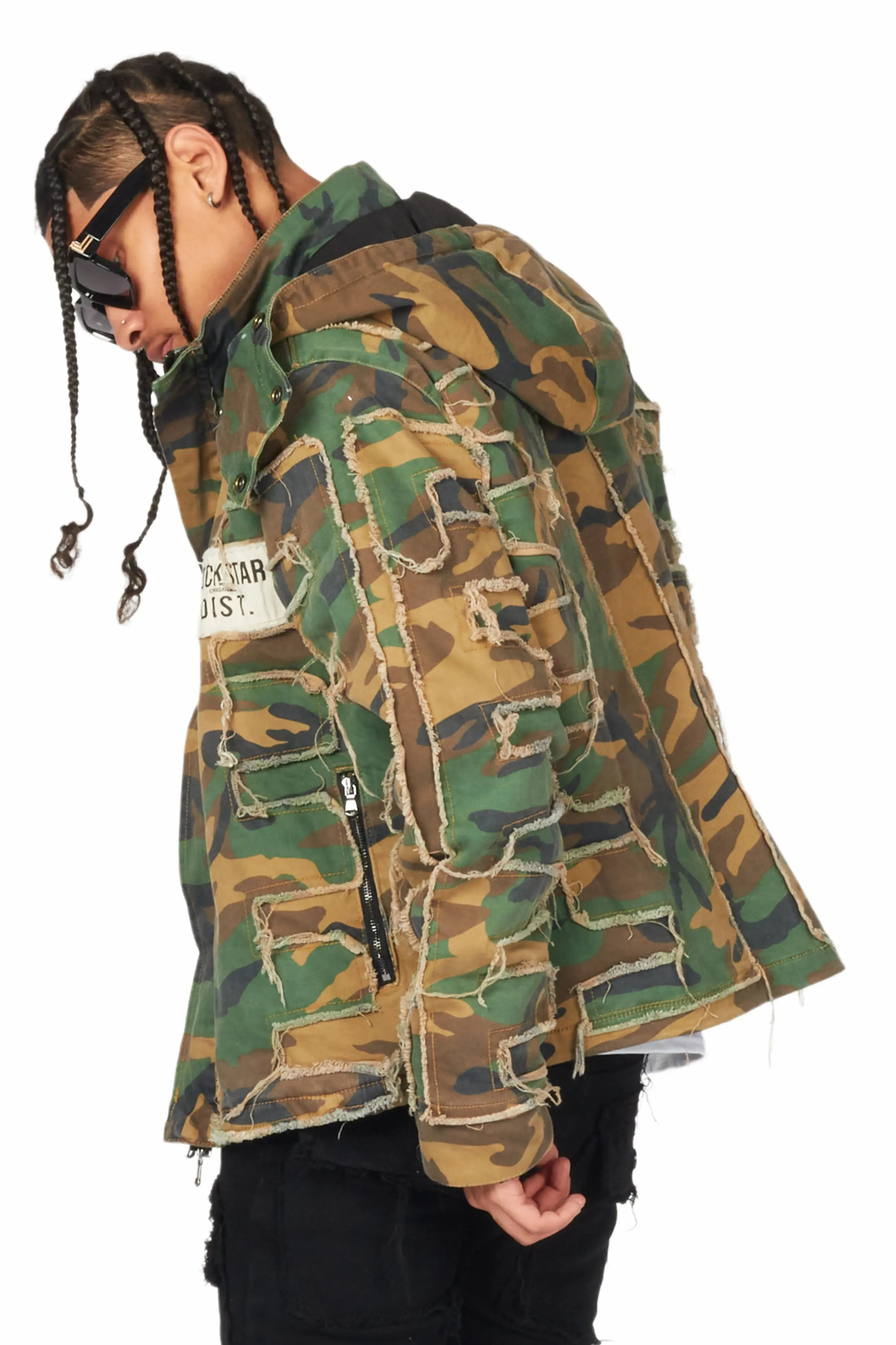 Shake Faded Camo Puffer Jacket sold by Rockstar Original product image thumbnail 4