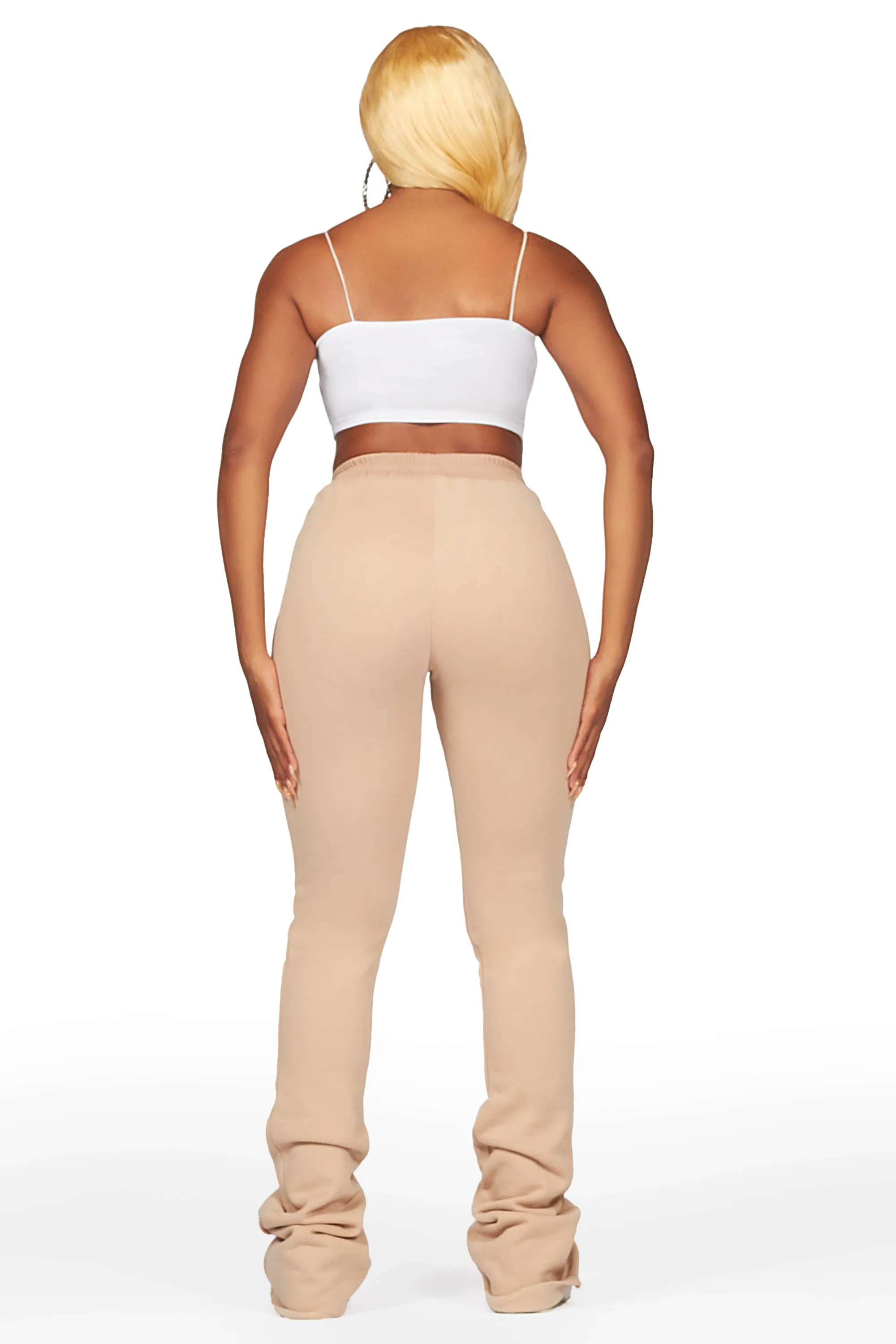 Blakely Beige Super Stacked Pant sold by Rockstar Original product image thumbnail 5