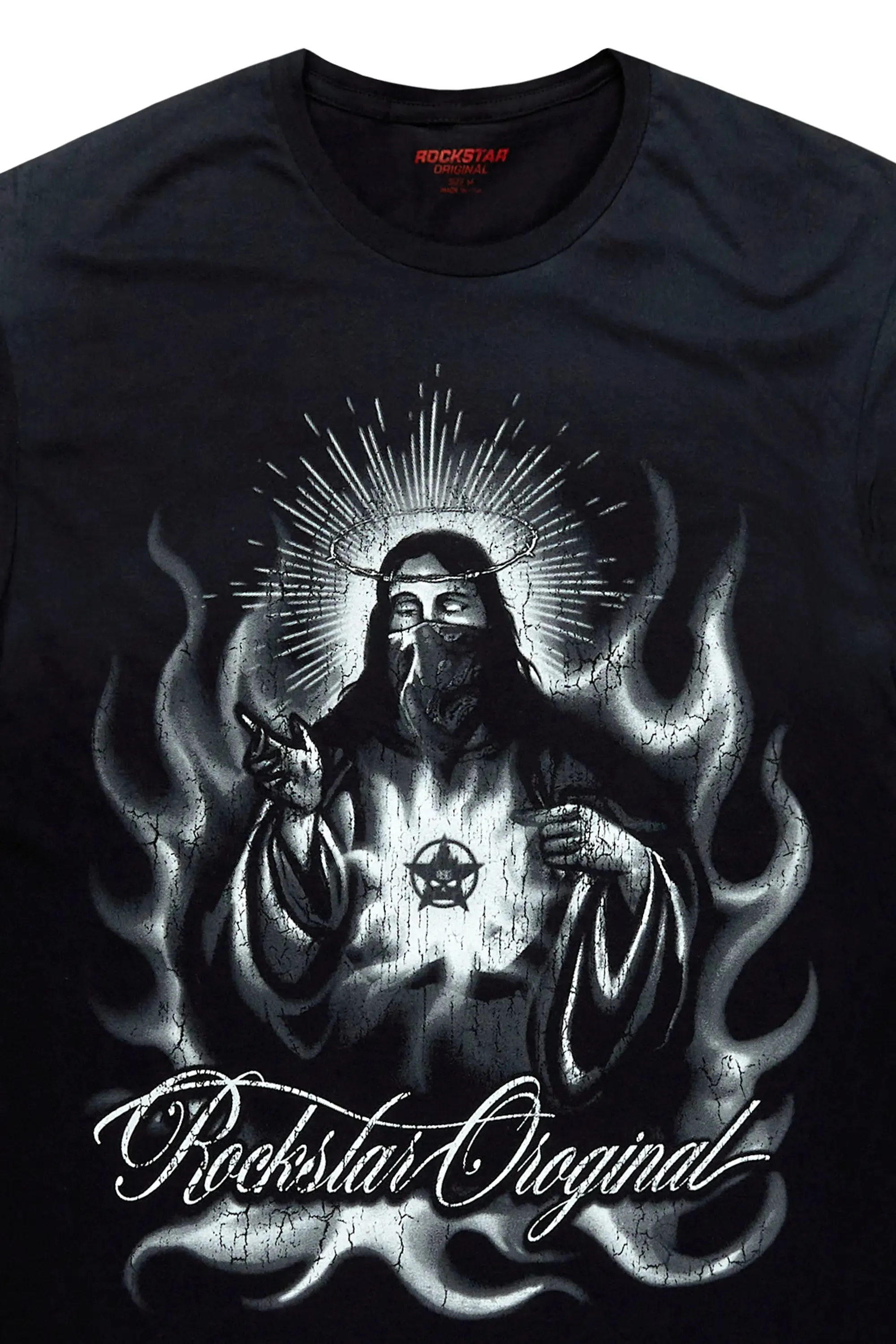 Schlep Black Graphic T-Shirt sold by Rockstar Original product image thumbnail 3