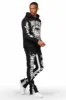 All Seeing Eyes Black Super Stacked Flare Track Pant Set sold by Rockstar Original