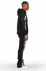 All Seeing Eyes Black Super Stacked Flare Track Pant Set sold by Rockstar Original