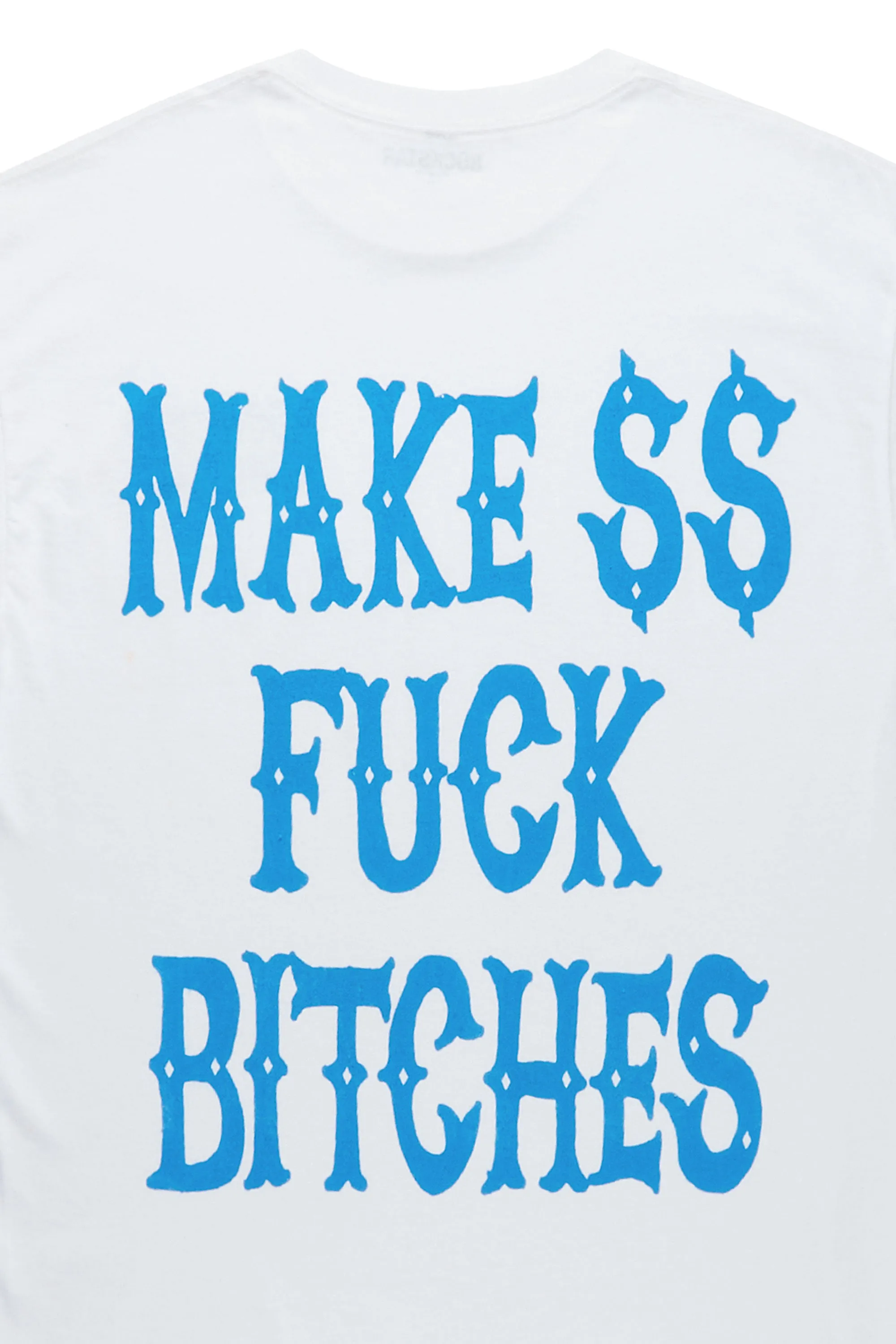 Vester White/ Blue Graphic T-Shirt sold by Rockstar Original product image thumbnail 2