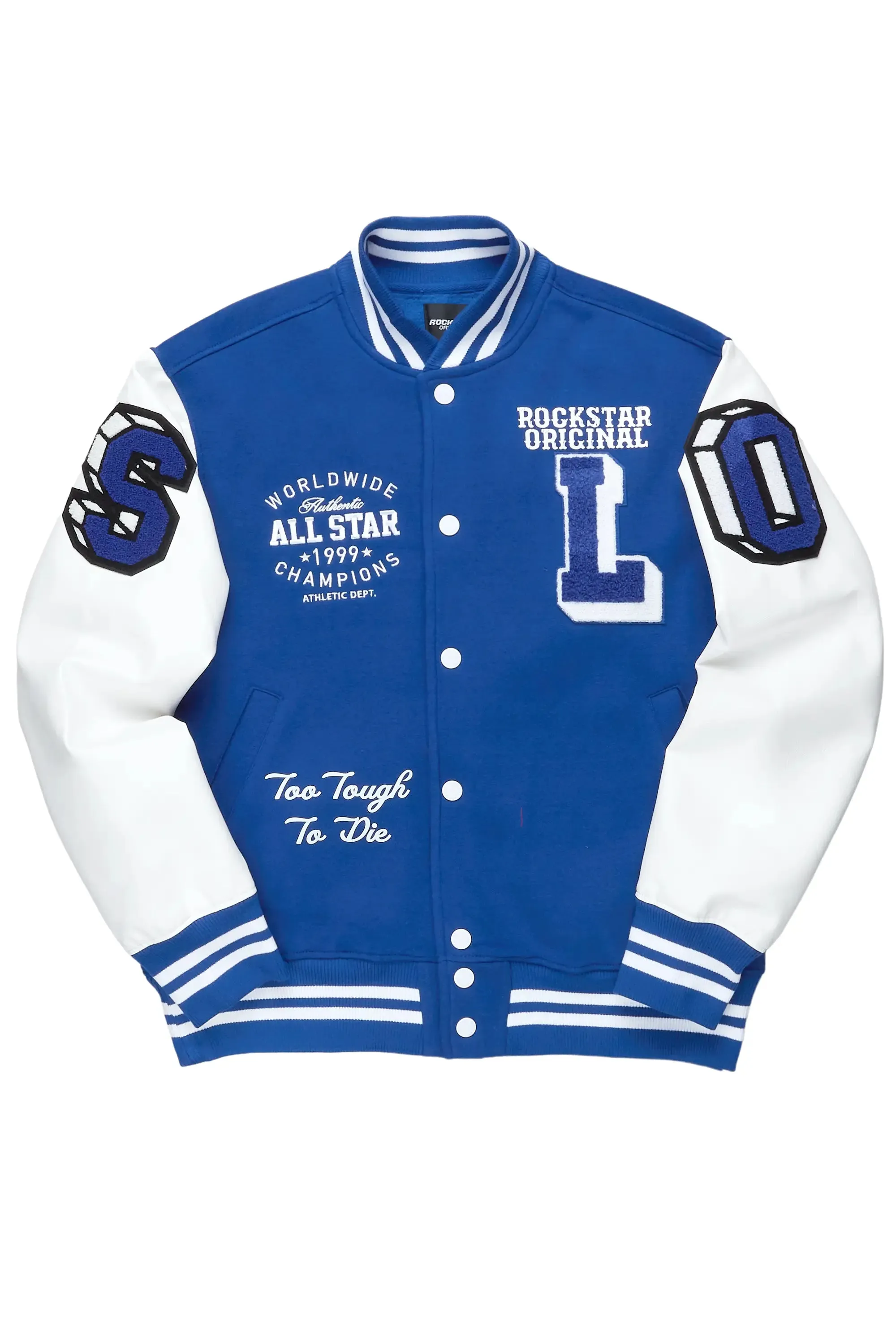 Tacey Royal Blue Varsity Jacket sold by Rockstar Original product image thumbnail 2