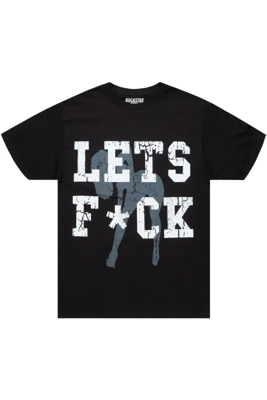 Shorty Black Graphic T-Shirt sold by Rockstar Original