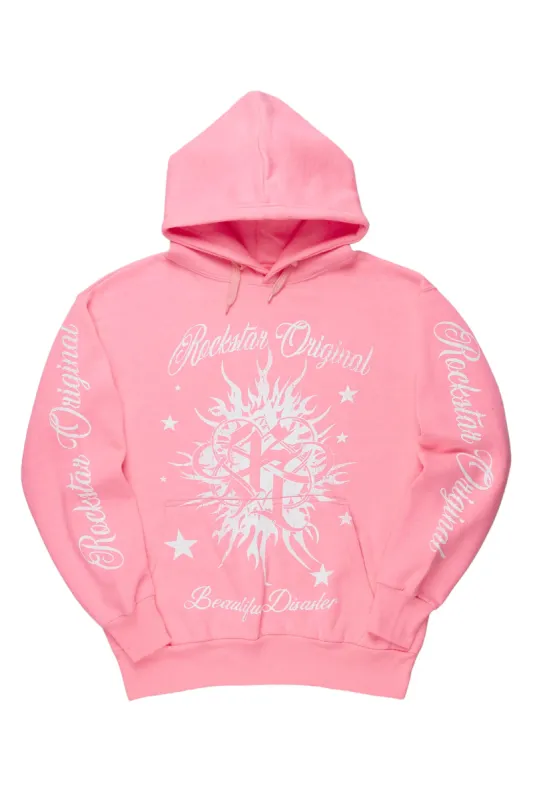 Tionnie Pink Oversized Hoodie sold by Rockstar Original