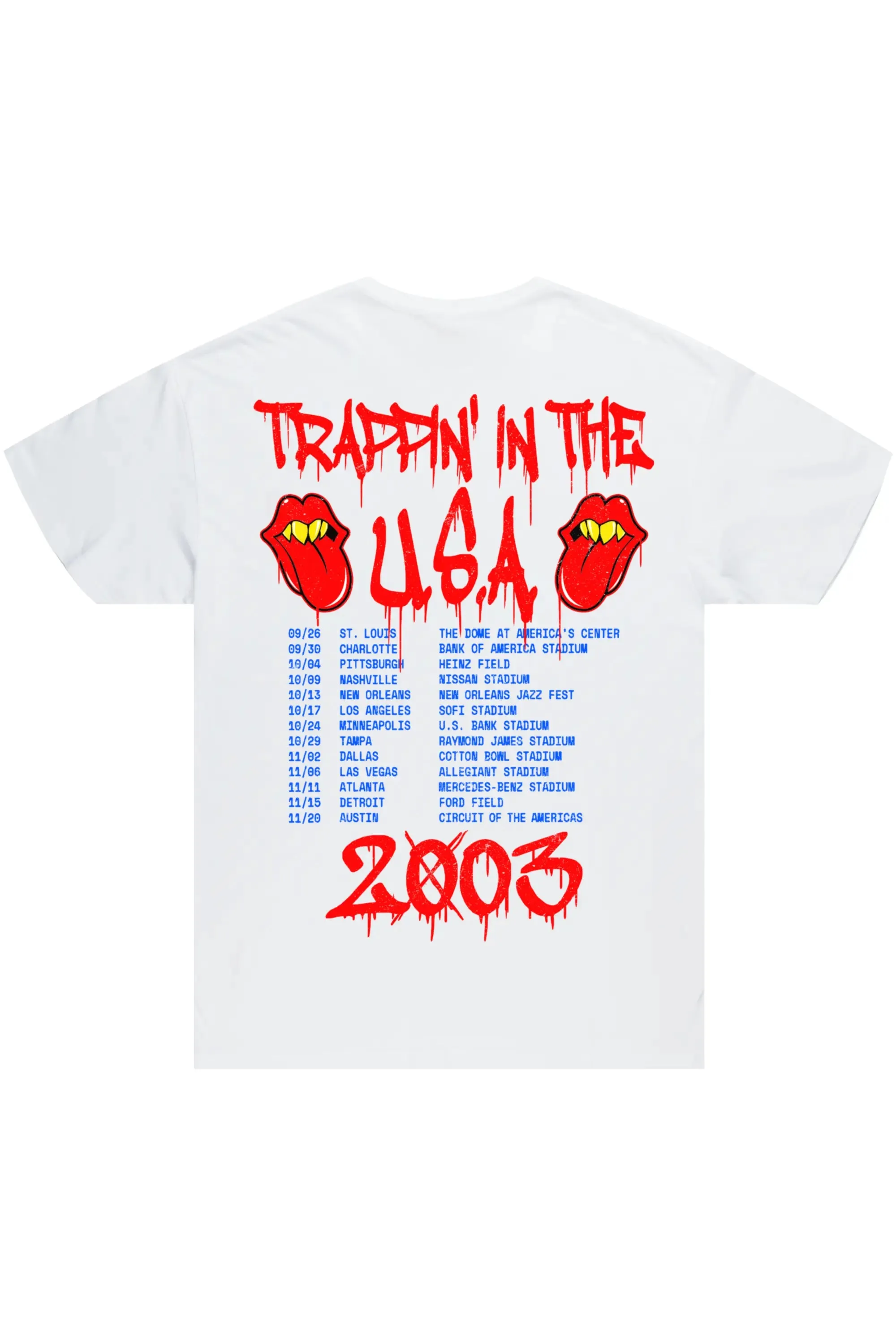 Spent White Graphic T-Shirt sold by Rockstar Original product image thumbnail 3