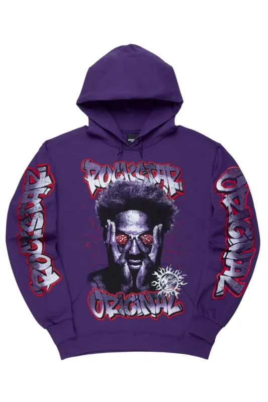 Shani Purple Oversized Hoodie sold by Rockstar Original