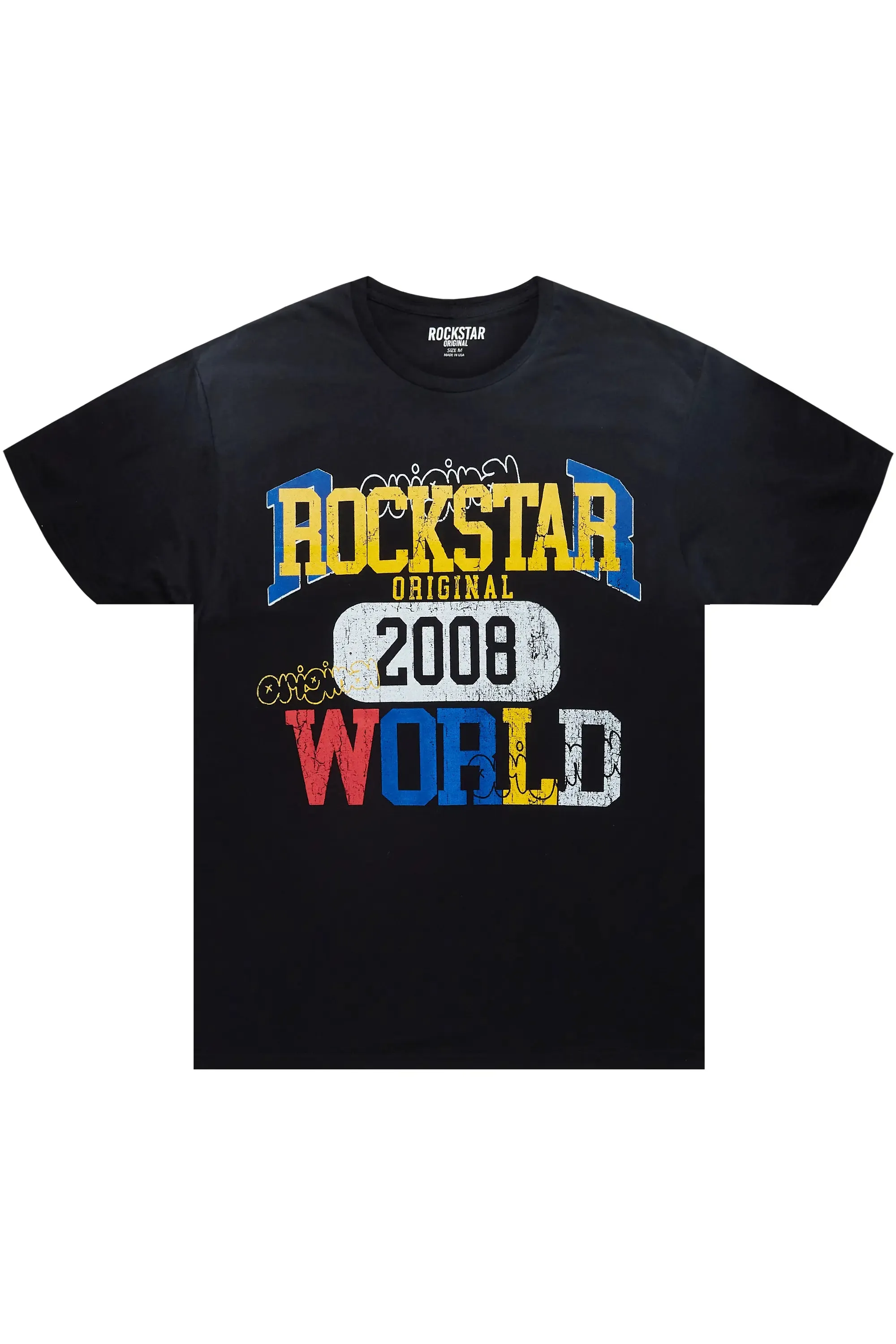 Treviana Black Oversized T-Shirt sold by Rockstar Original