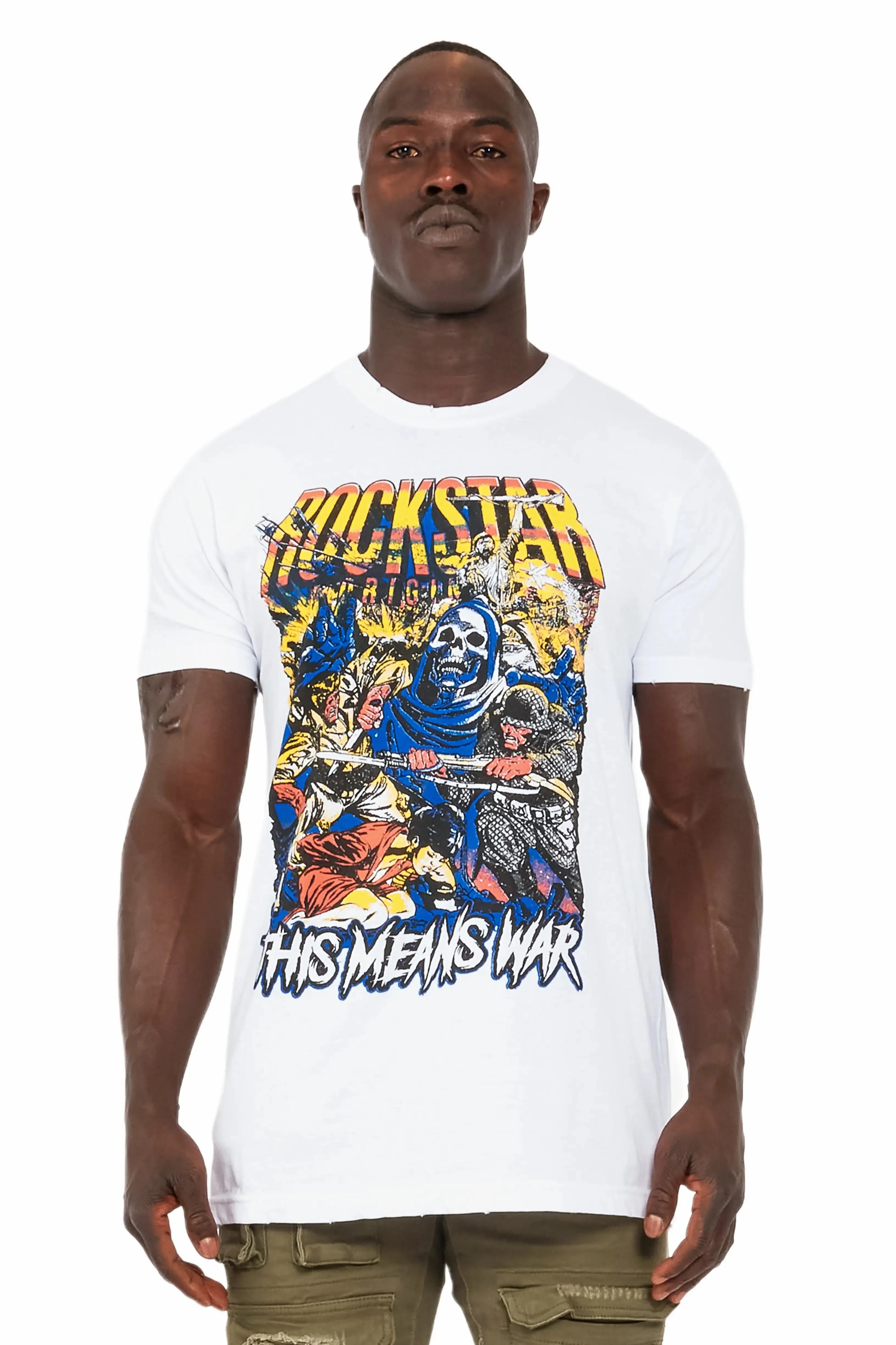 Normandie White Graphic T-Shirt sold by Rockstar Original product image thumbnail 2