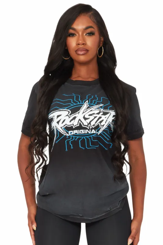 Future 2008 Black Oversized Tee made by Rockstar Original