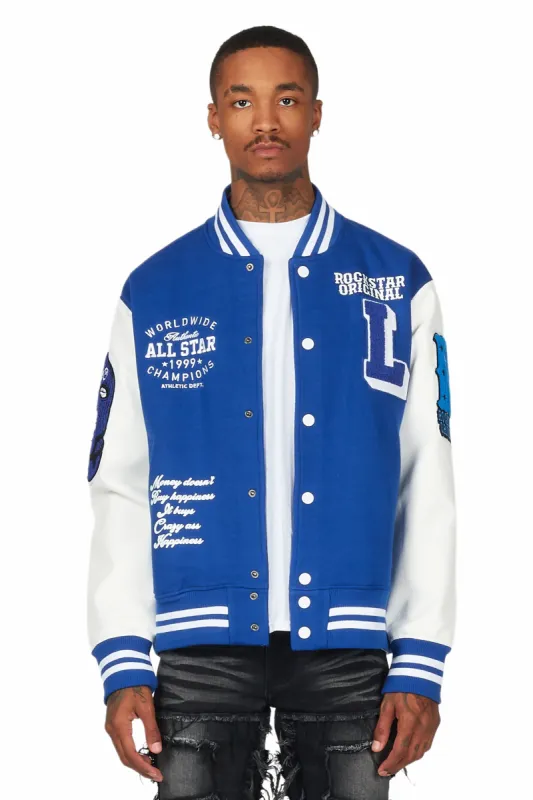 Castillo Royal Blue Varsity Jacket sold by Rockstar Original