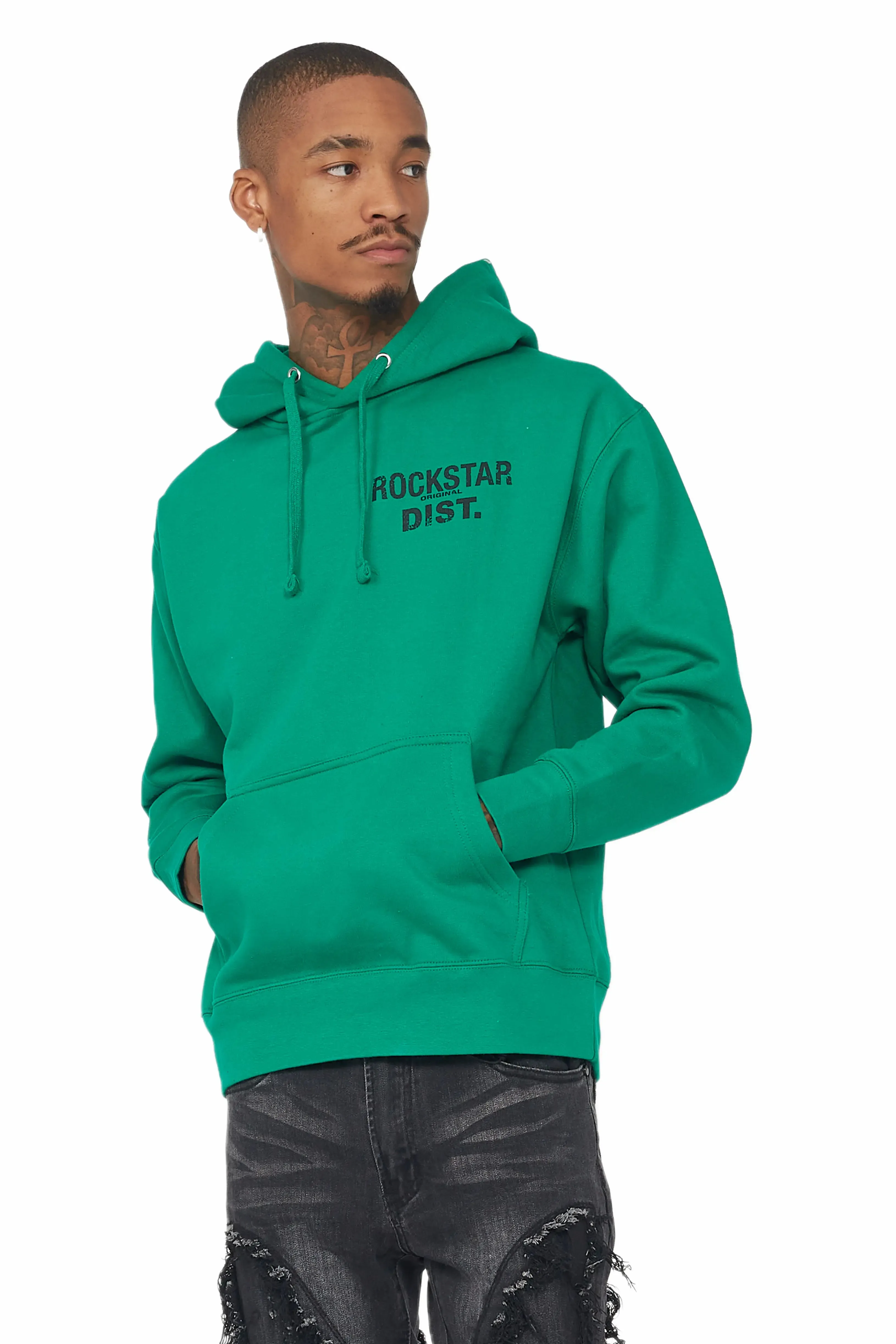 Lake Green/Black Graphic Hoodie sold by Rockstar Original product image thumbnail 4